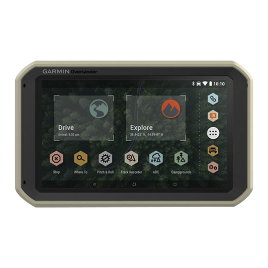 Navegador Overlander, pantalla tÃ¡ctil de 7 pulgadas bajo EstÃ¡ndar Militar 810