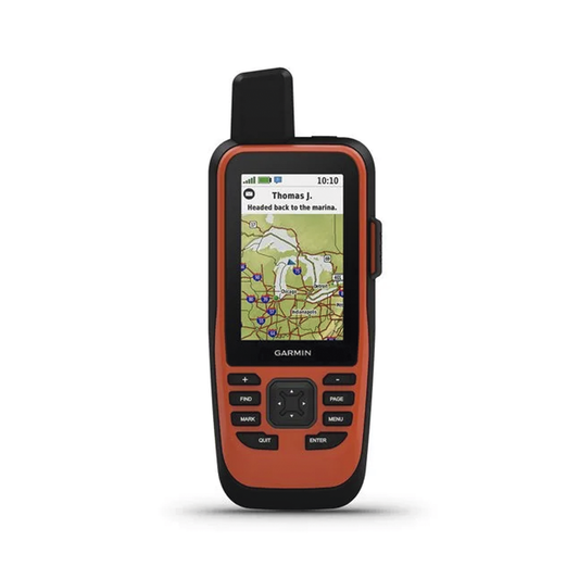 GPS PortÃ¡til GPSMAPÂ® 86i / Pantalla TFT Transflectiva de 3" / ResoluciÃ³n 240 x 400 pÃ­xeles / BaterÃ­a de Ion Litio con AutonomÃ­a de 35 Horas / Memoria de 16 GB / Compatible con NMEA 0183 y microUSB / BrÃºju