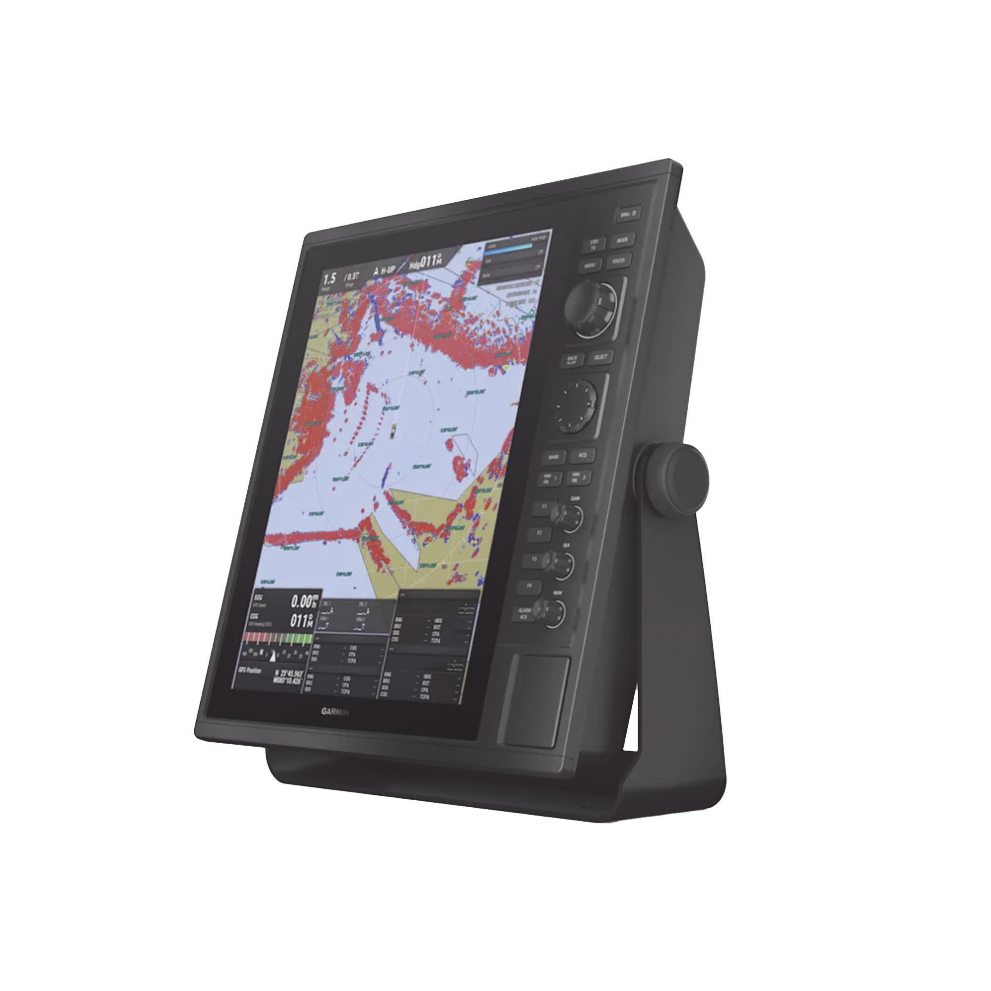 Pantalla CR 1522 / ResoluciÃ³n 1024 x 768 XGA / GPS/GLONASS/GALILEO/BEIDOU/QZSS/GAGAN / 2 Ranuras SD / IP26 & IP27 / NMEA 2000 y 0183 Compatible / 10-36 VDC