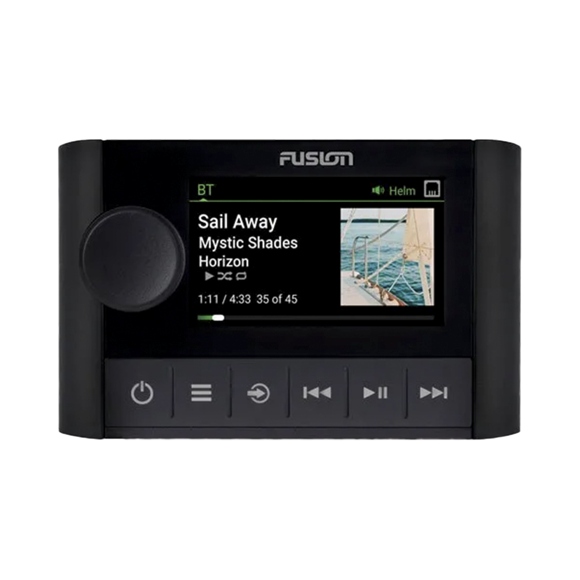Control de mando a distancia con conexiÃ³n vÃ­a Ethernet, Fusion Apollo ERX400, para sistemas de audio.