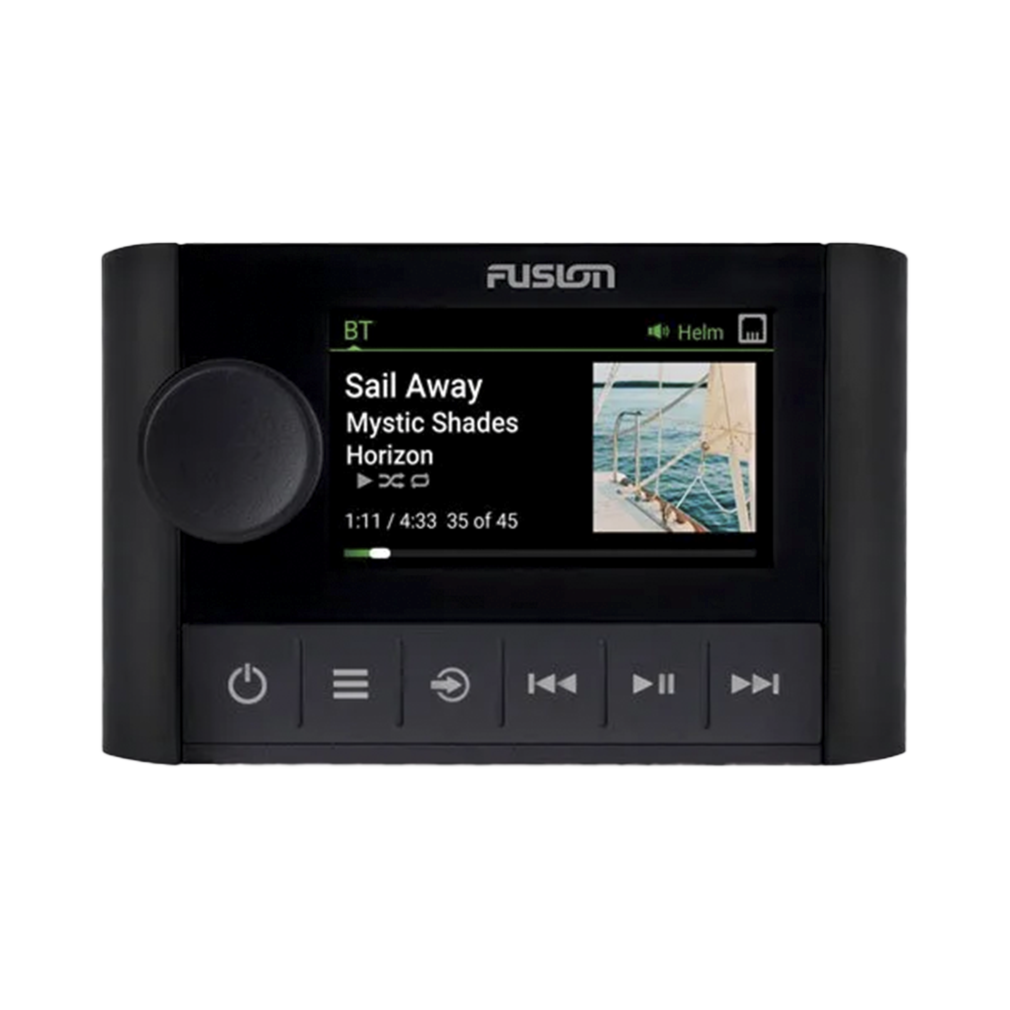 Control de mando a distancia con conexiÃ³n vÃ­a Ethernet, Fusion Apollo ERX400, para sistemas de audio.
