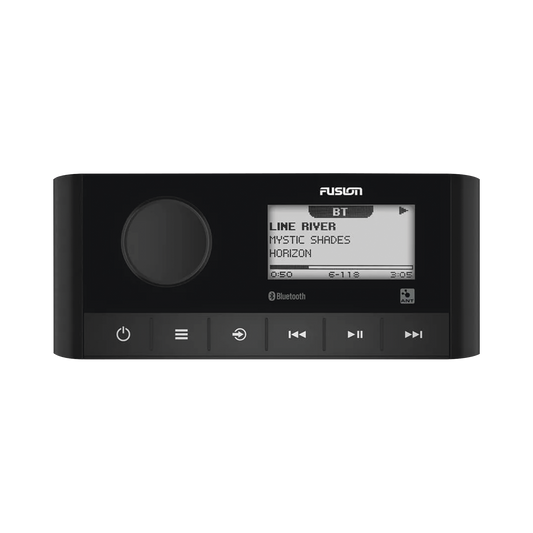 Sistema de Audio Marino / Pantalla LCD 2.3" / Bluetooth y ANT / 180 W Pico / 22 W RMS x 4 / 2 Zonas Multi-Zone / IPX6 e IPX7 / Compatible con AM, FM, DAB+, AUX / Actualizaciones InalÃ¡mbricas
