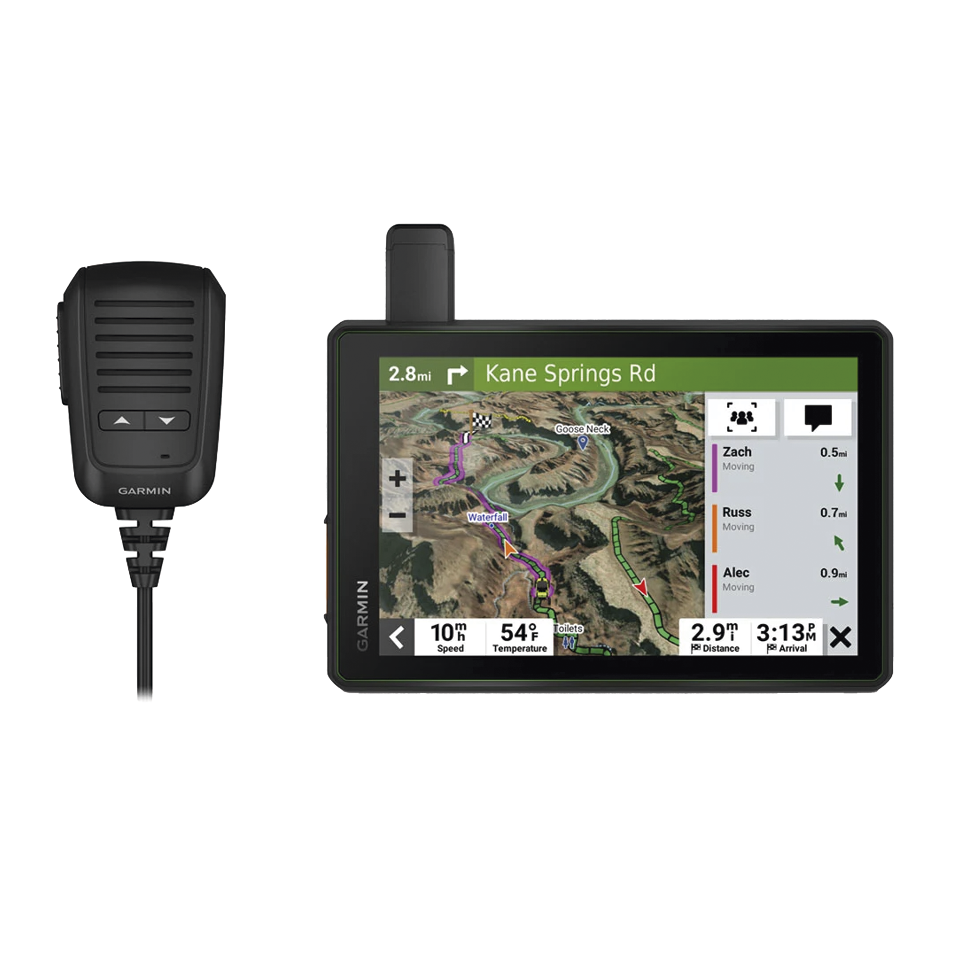 Navegador TreadÂ® - SxS Edition, pantalla tÃ¡ctil de 8 pulgadas fabricada bajo EstÃ¡ndar Militar 810