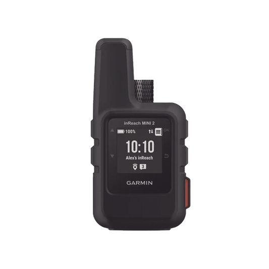 GPS portÃ¡til inReachÂ® Mini 2 / Pantalla Monocroma Transflectiva 23 x 23 mm / ResoluciÃ³n 176 x 176 pÃ­xeles / BaterÃ­a Recargable de Iones de Litio / AutonomÃ­a Hasta 14 DÃ­as / Resistencia al Agua IPX7 / Conectivi