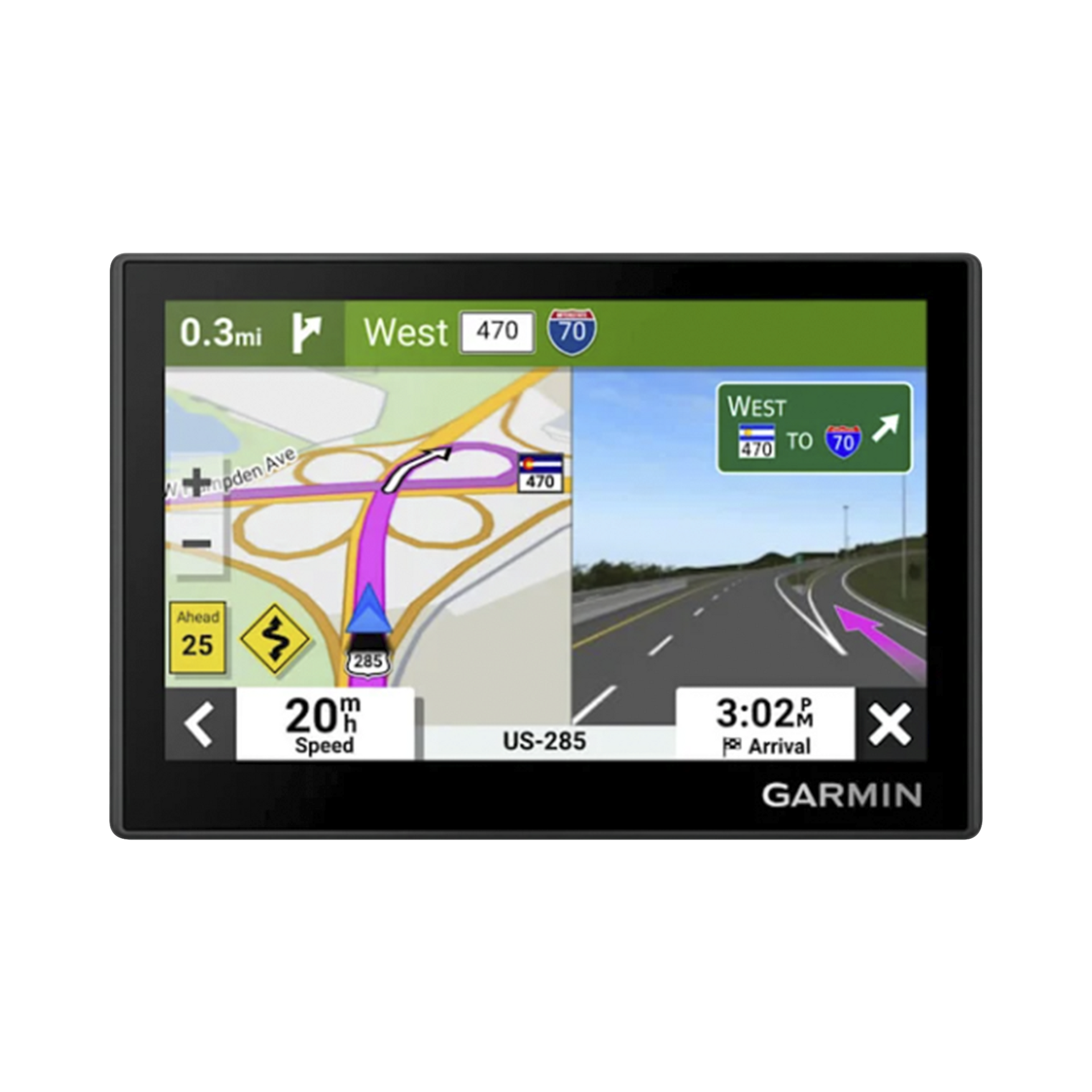 Navegador para vehÃ­culo Drive 53, pantalla multitÃ¡ctil a color de 5"