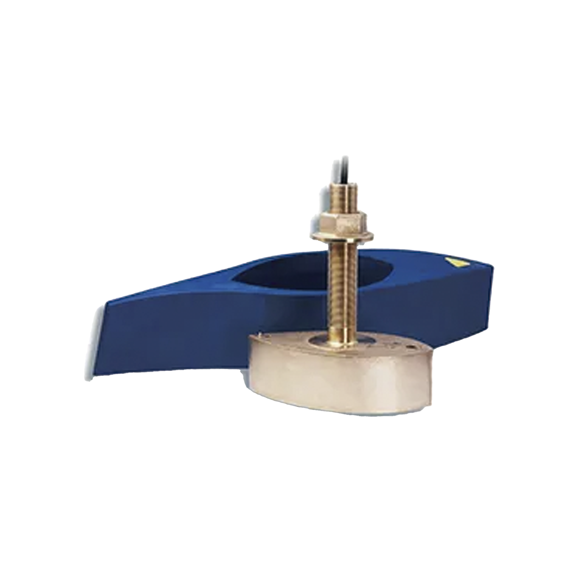 Transductor B260 de montaje a travÃ©s del casco de bronce con sensores de profundidad, velocidad y temperatura