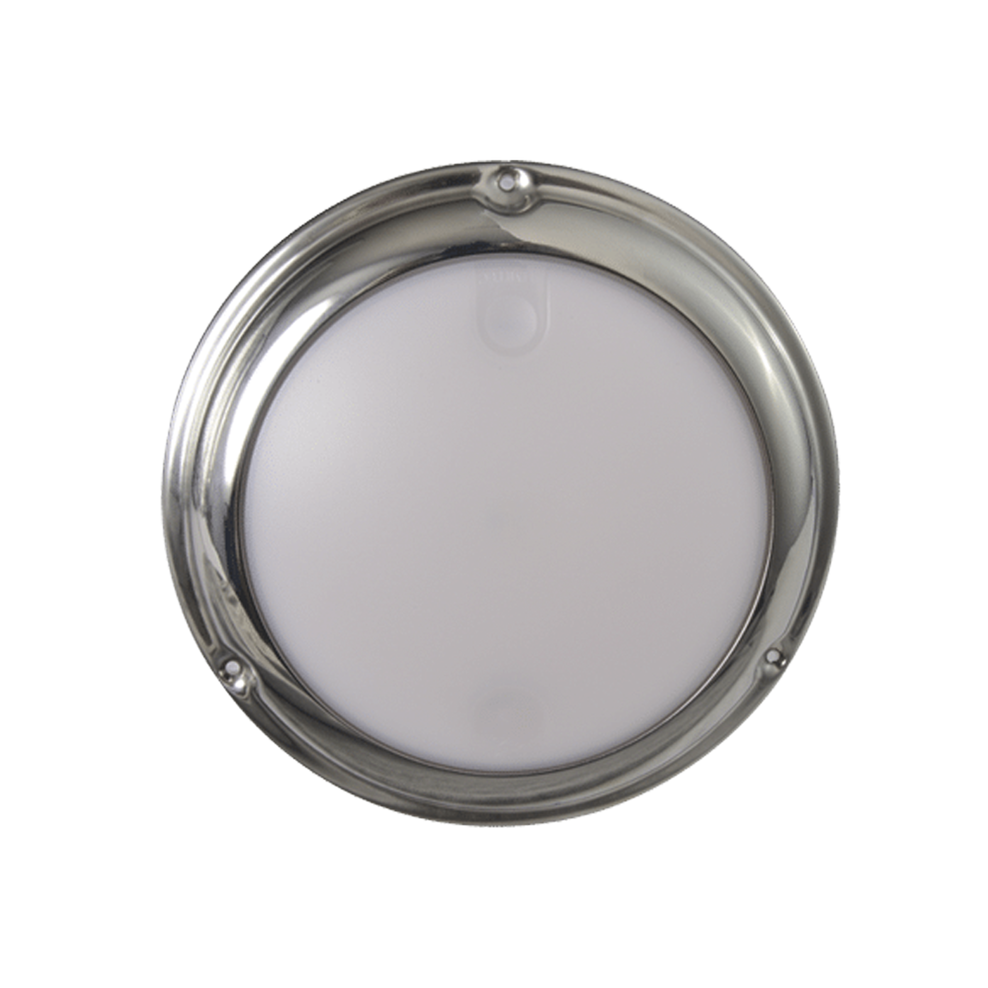 Luz led marina tipo domo con activaciÃ³n tÃ¡ctil, emite luz de color blanco y azul de 244 lÃºmenes, para uso exterior e interior, fabricado bajo norma de protecciÃ³n IP68.