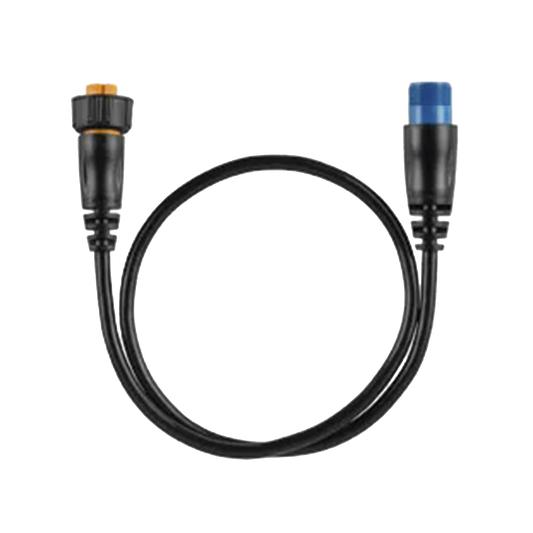 Cable adaptador para conectar un transductor de 8 pines con XID a un puerto de sonda de 12 pines a un dispositivo nÃ¡utico compatible.