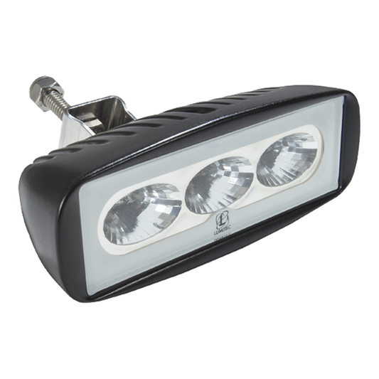 Luz led marina en terminaciÃ³n color negro CapreraLT, emite luz color blanco de 1000 lÃºmenes, fabricado bajo norma de protecciÃ³n IP67.