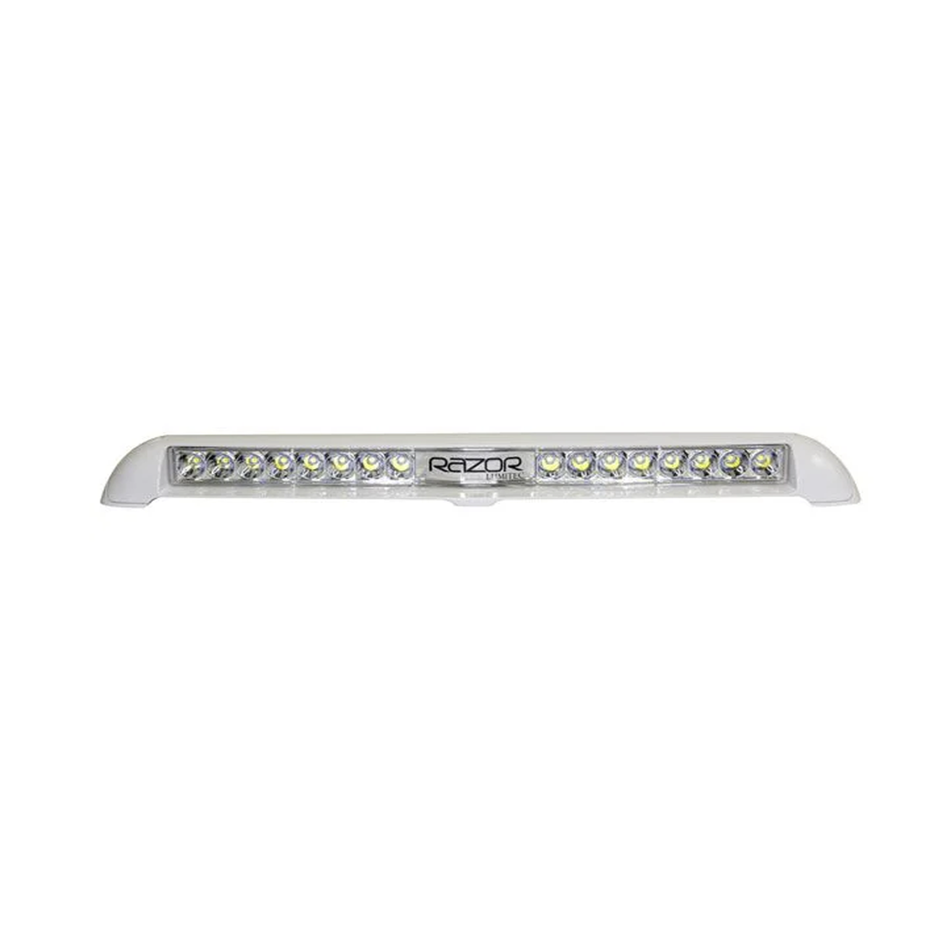 Barra de luces led color blanco serie Razor, de 10000 lÃºmenes, fabricado bajo norma de protecciÃ³n IP67.