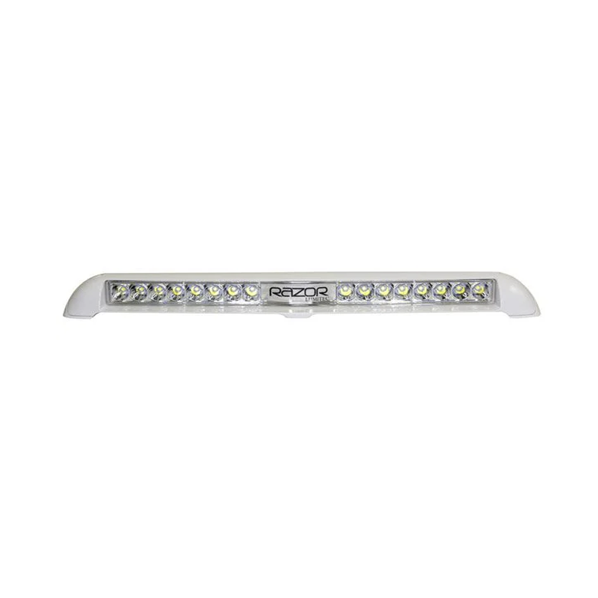 Barra de luces led color blanco serie Razor, de 10000 lÃºmenes, fabricado bajo norma de protecciÃ³n IP67.