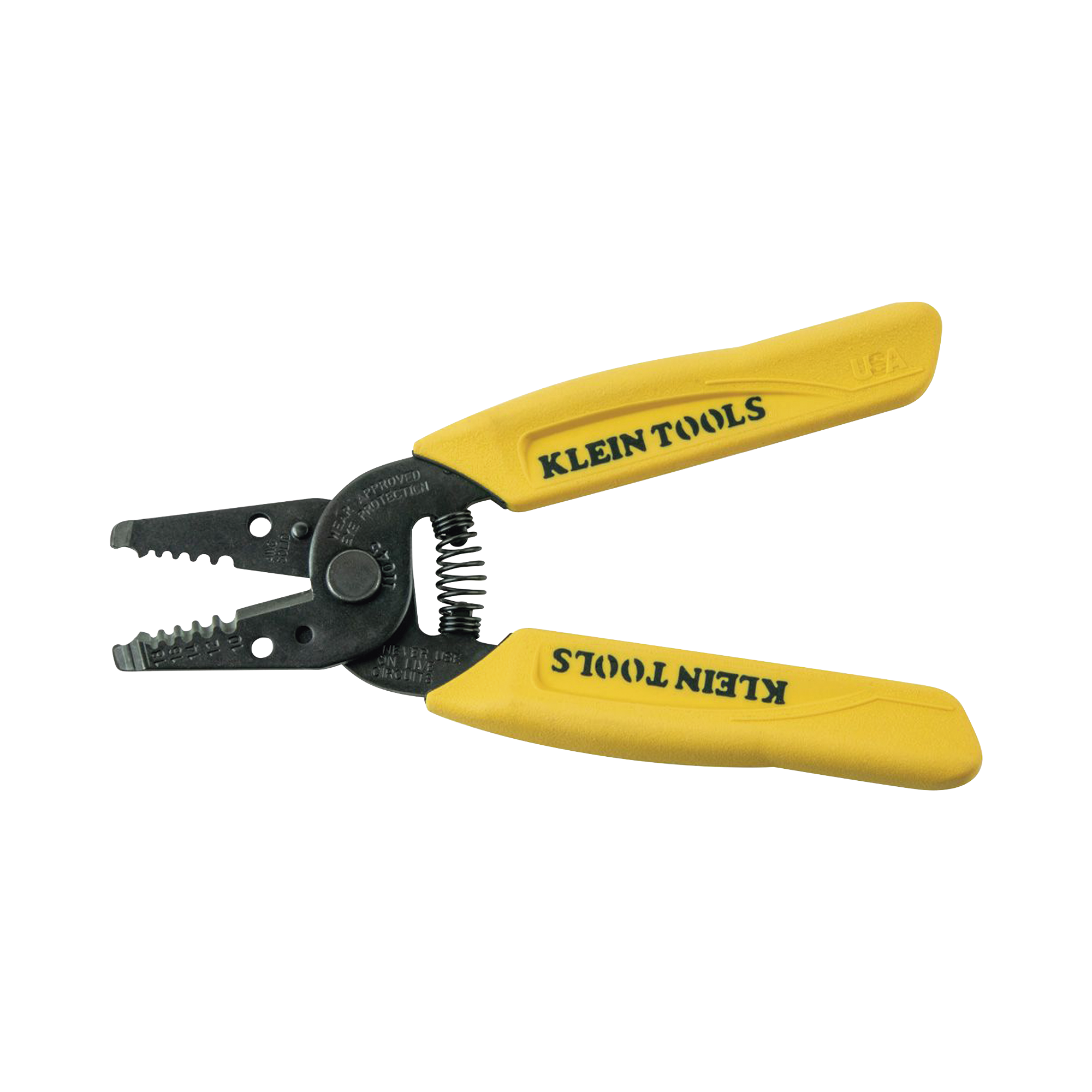 Pinza Klein Peladora y Cortadora de Cable Solido AWG 10-18.