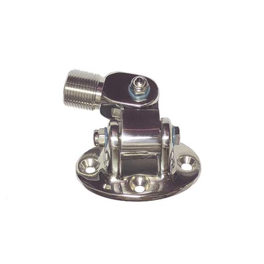 Montaje de acero inoxidable ovalado, con rosca estÃ¡ndar 1" x 14 hilos