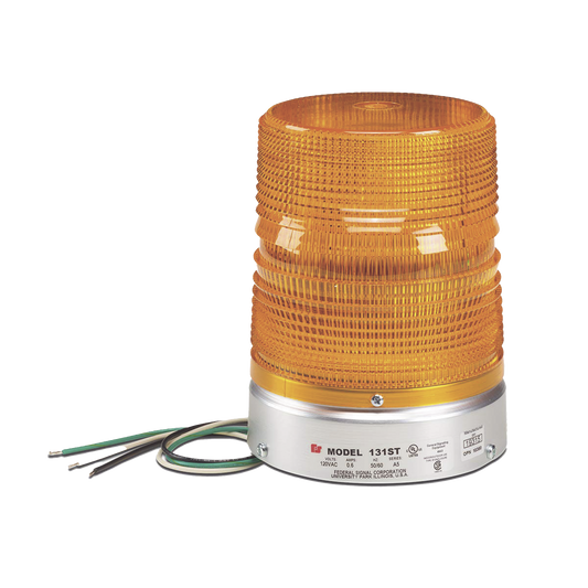 Luz de advertencia estroboscÃ³pica StarfireÂ®, Listado por UL y cUL, Opera en 120 VAC, color Ãmbar