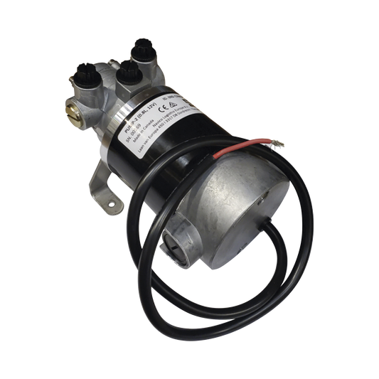 Bomba HidrÃ¡ulica Reversible PUMP-2 / 12V DC / Flujo 0.8L (49 cu.in) por Minuto / Para Cilindros de 80 cc - 250 cc (4.9 - 15.2 cu.in) / Conexiones O-Ring Boss (ORB) / Incluye 3 Accesorios ORB-5 a 9/16 UNF / Compatible con SteadySteer