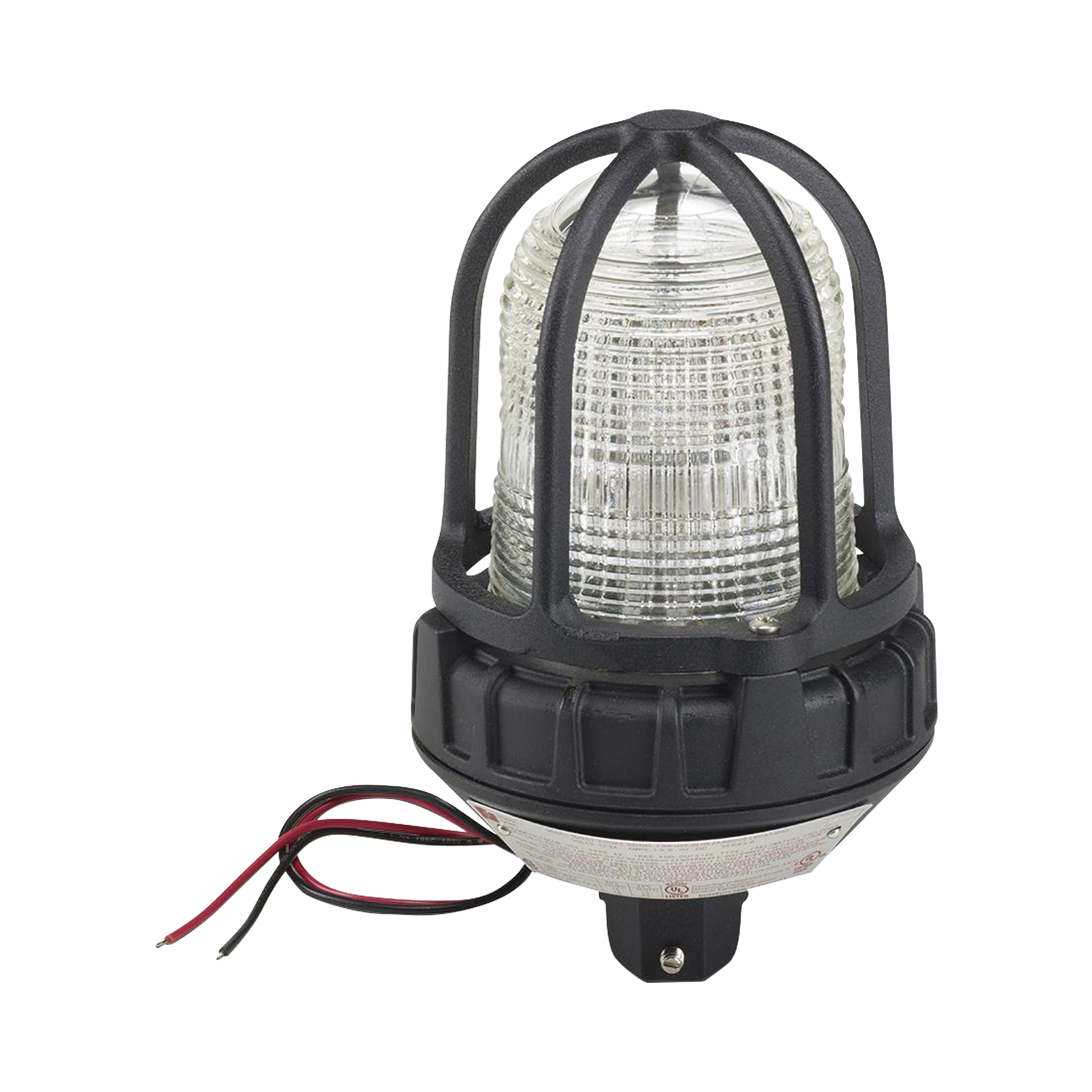 Luz de advertencia LED para ubicaciÃ³nes peligrosas, montaje tipo tubo, 24 VCD, LED color Claro