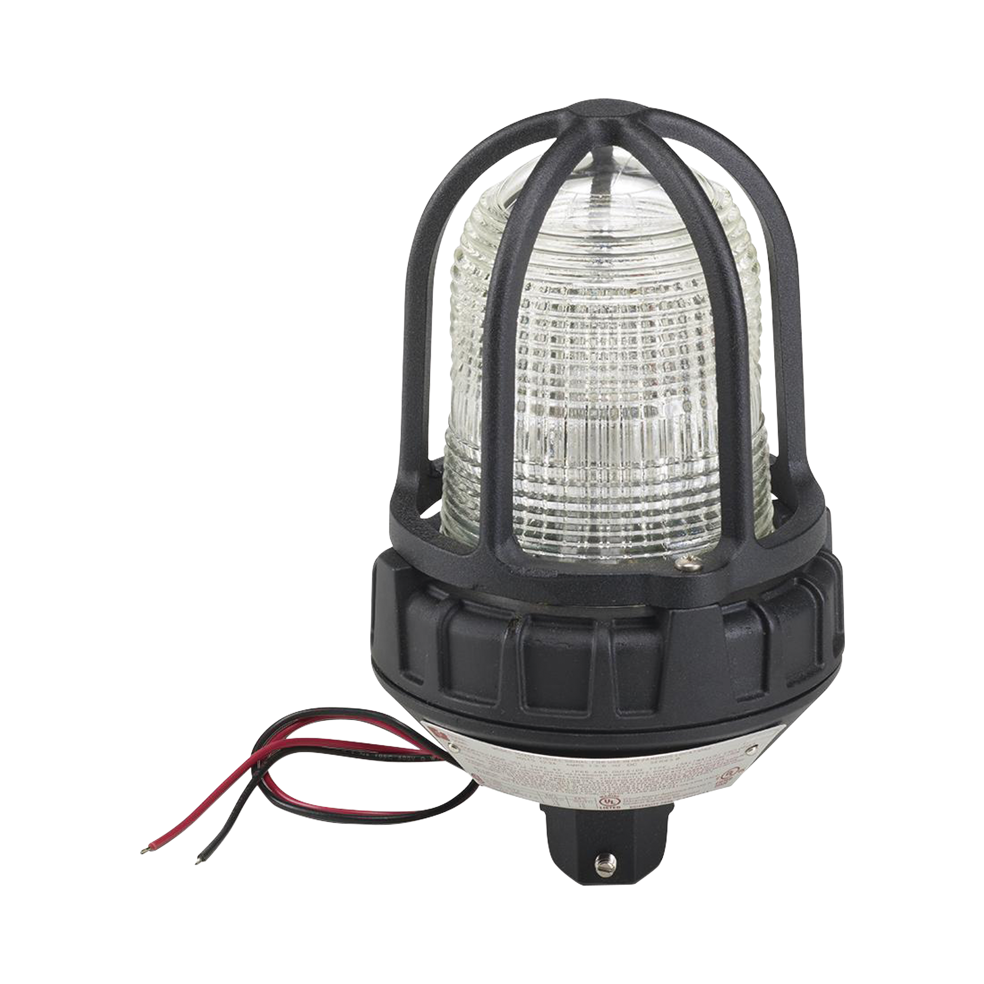 Luz de advertencia LED para ubicaciÃ³nes peligrosas, montaje tipo tubo, 24 VCD, LED color Claro