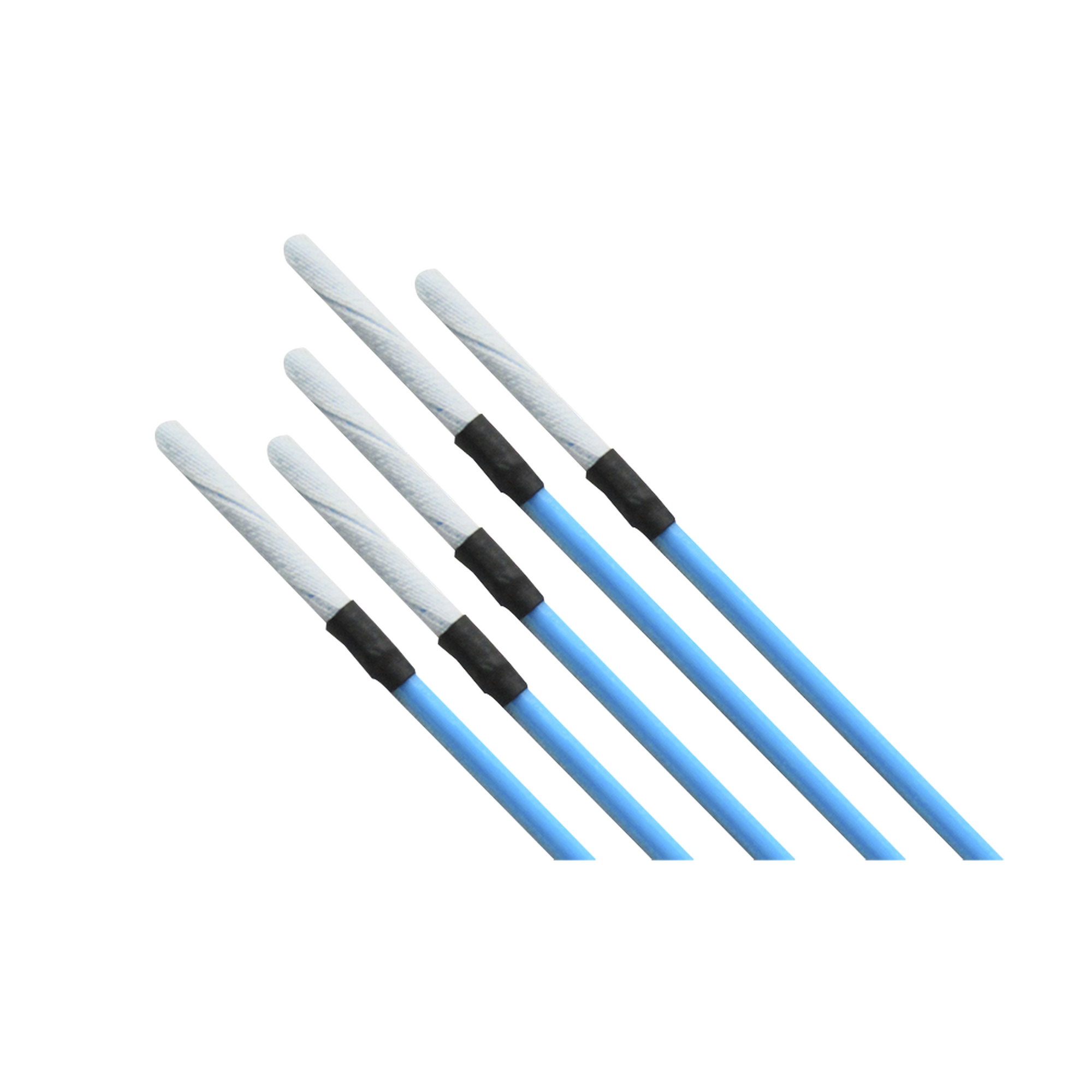 Hisopos para limpieza de puertos de fibra Ã³ptica 2.5 mm para adaptadores SC, ST y FC, 100 piezas
