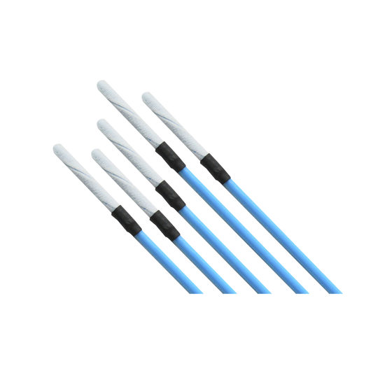 Hisopos para limpieza de puertos de fibra Ã³ptica 2.5 mm para adaptadores SC, ST y FC, 100 piezas