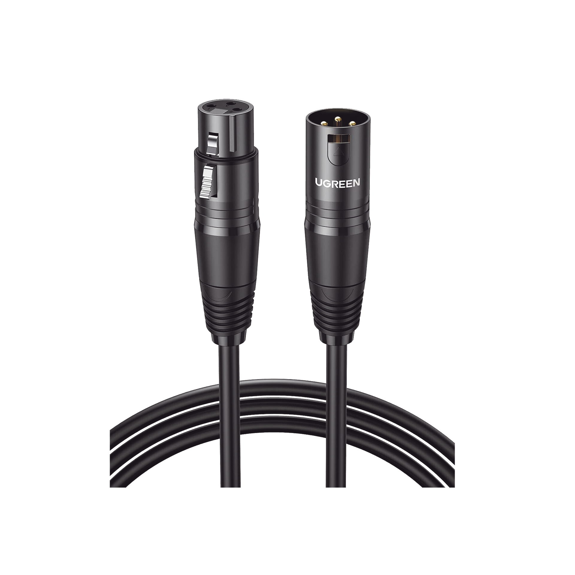 Cable para Micrófono XLR Tipo Canon Macho a Hembra | 5 Metros Plug & Play | Anti interferencias | Triple Blindaje | Alta Calidad | Color Negro