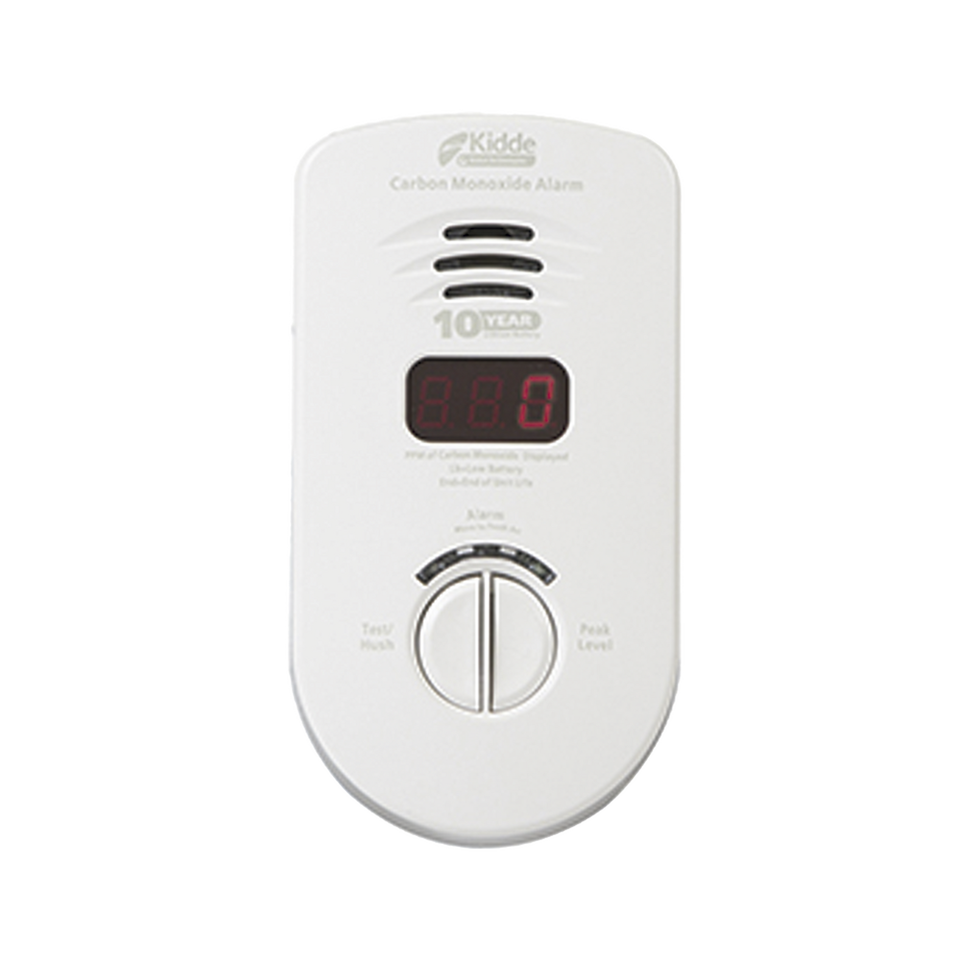 Alarma de Monoxido de Carbono 120 AC â?? BaterÃ­a 10 aÃ±os â?? Display