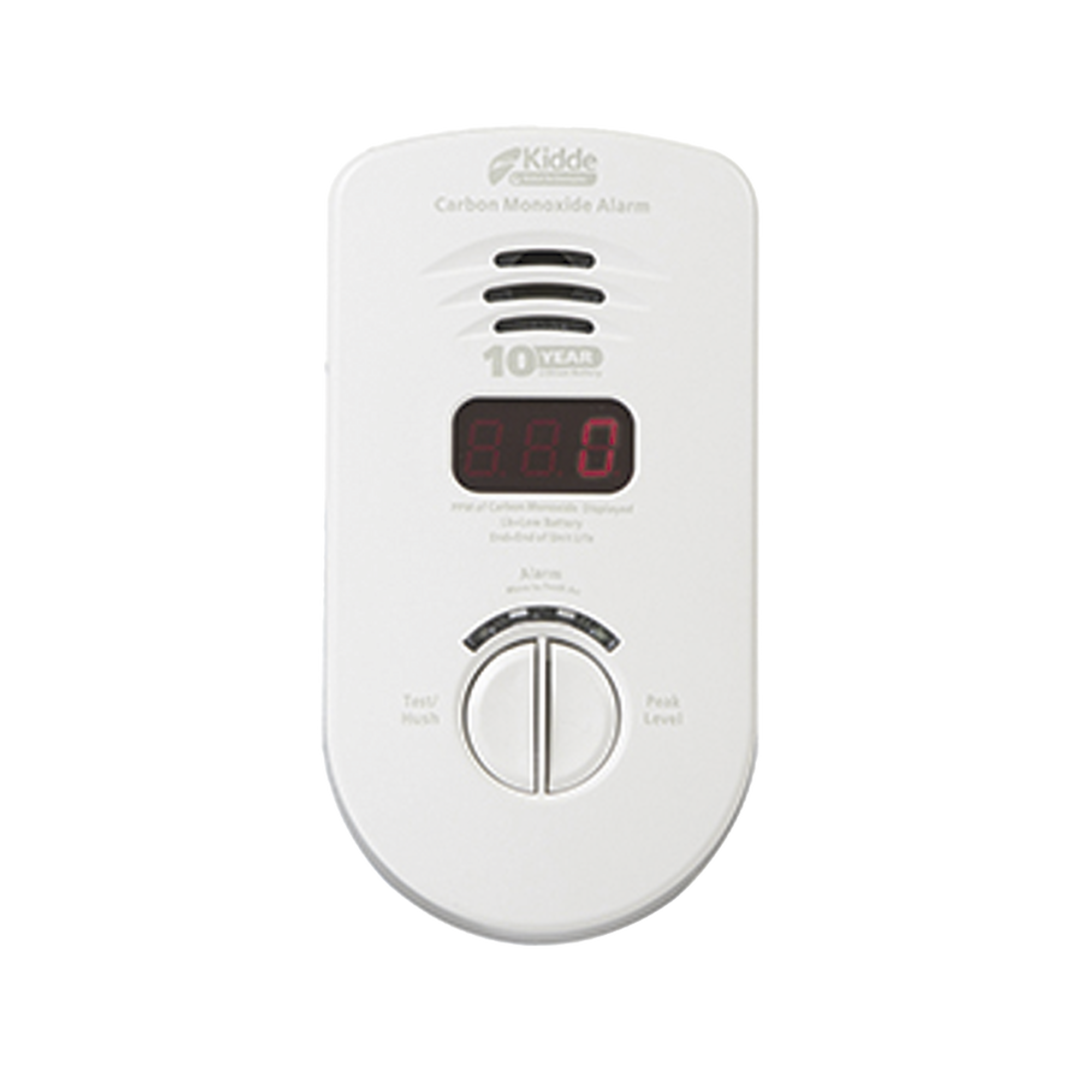 Alarma de Monoxido de Carbono 120 AC â?? BaterÃ­a 10 aÃ±os â?? Display