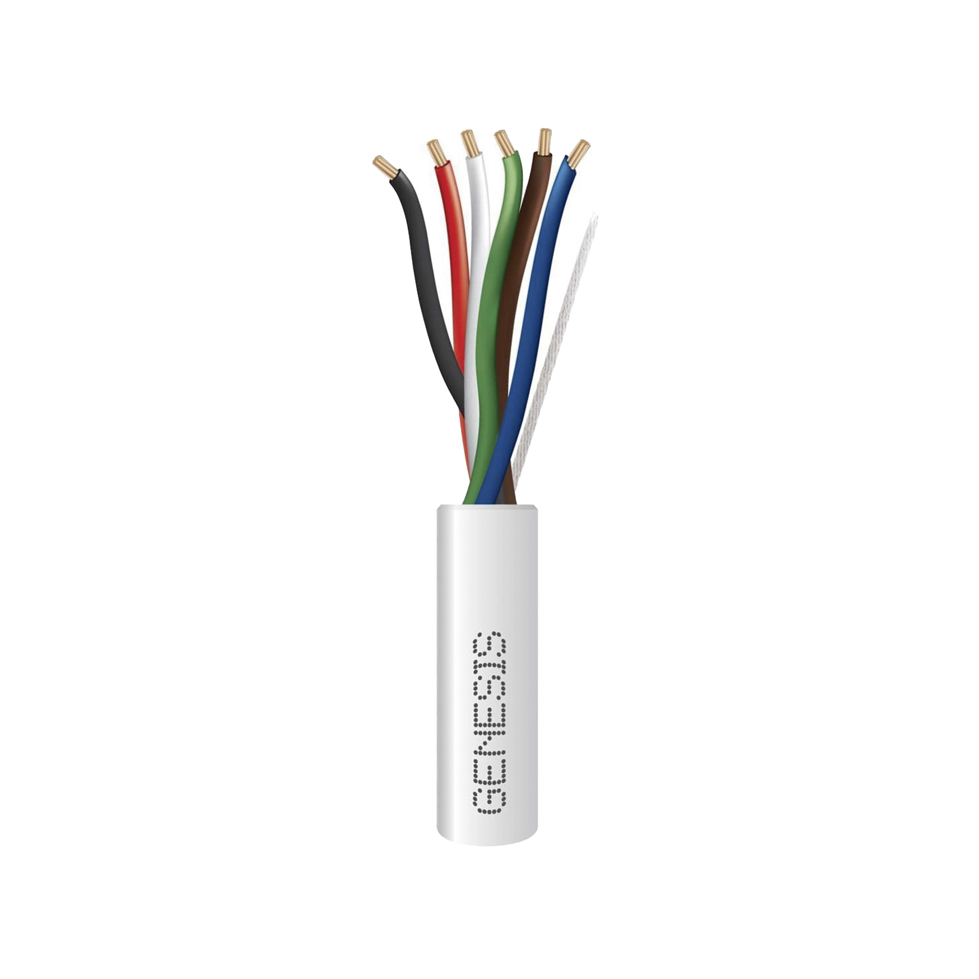 Bobina de 305 Metros / Cable de Cobre / 6 x 22 AWG / Riser / Tipo CMR-CL3R / Para Aplicaciones de Control de Acceso / Alarmas de IntrusiÃ³n / AutomatizaciÃ³n / Interfonos y TV Porteros