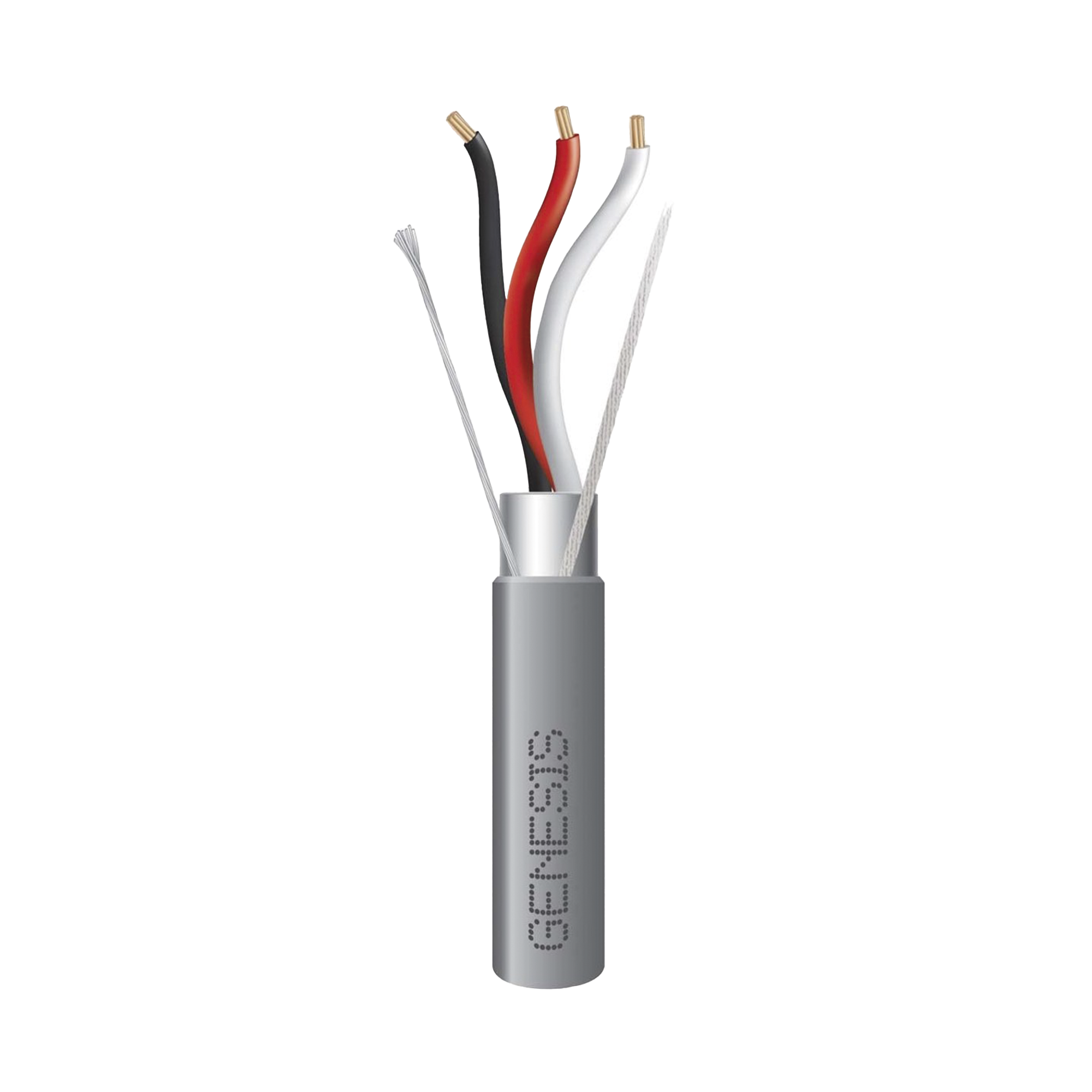 Carrete de 305 Metros de Cable / 3 x 16 AWG / Riser / Blindado / Tipo CMR-CL3R-FPLR-FT4 / Color Gris / Aplicaciones de alarmas de IntrusiÃ³n/Control de Acceso/ AutomatizaciÃ³n / Interfonos y Tv Porteros.