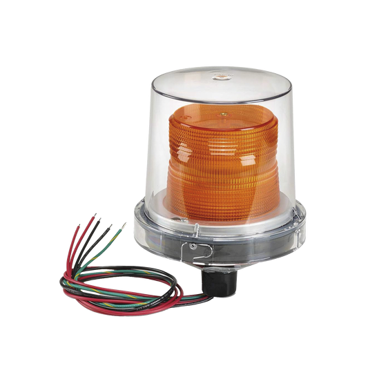 Luces estroboscÃ³picas para lugares peligrosos ElectrarayÂ® , Homologado UL y cUL para Clase I, DivisiÃ³n 2, Grupos A, B, C y D; Clase II, DivisiÃ³n 2, Grupos F y G; Clase III , 24 VCD, color Ãmbar, parpadeo predeterminado
