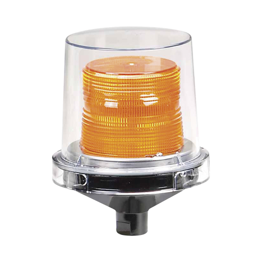 Luz de advertencia LED para ubicaciones peligrosas ElectrarayÂ®, UL y cUL para Clase I, DivisiÃ³n 2, Grupos A, B, C y D; Clase II DivisiÃ³n 2, Grupos F y G; Clase III, 240 VCA, color Ãmbar, parpadeo predeterminado