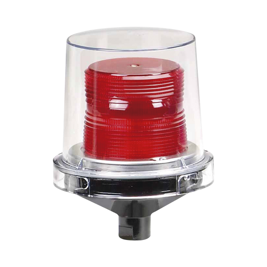 Luz de advertencia LED para ubicaciones peligrosas ElectrarayÂ®, UL y cUL Homologado UL y cUL para Clase I, DivisiÃ³n 2, Grupos A, B, C y D; Clase II DivisiÃ³n 2, Grupos F y G; Clase III , 240 VCA, color Rojo, parpadeo predeterminado