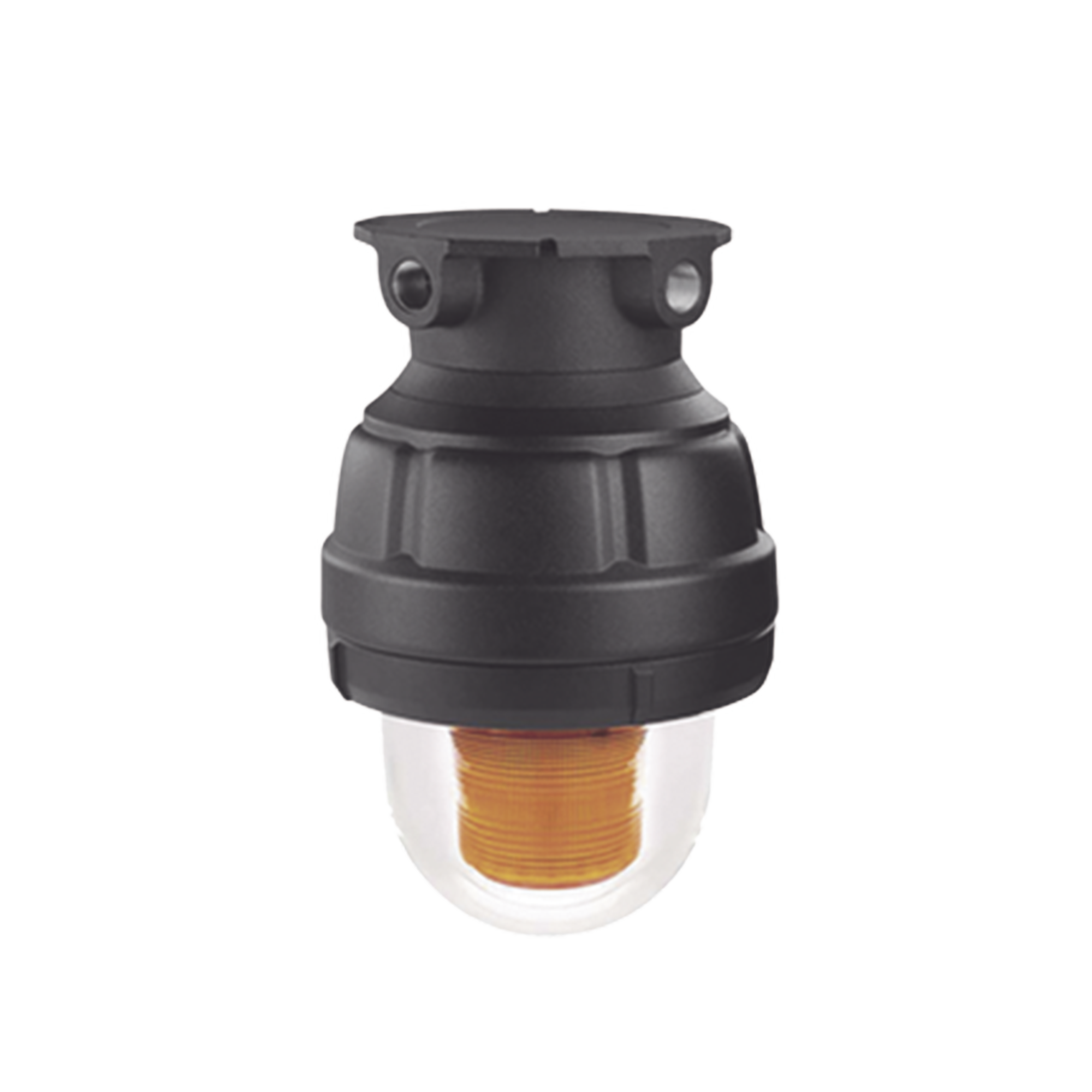 Luz de advertencia LED a prueba de explosiÃ³n adecuado para su uso en Clase I, Div. I, Grupos C y D; Clase I, Div. 2, Grupos A, B, C y D; Clase II, Div. 1, Grupos E, F y G; Clase III, color Ãmbar, 24V CD