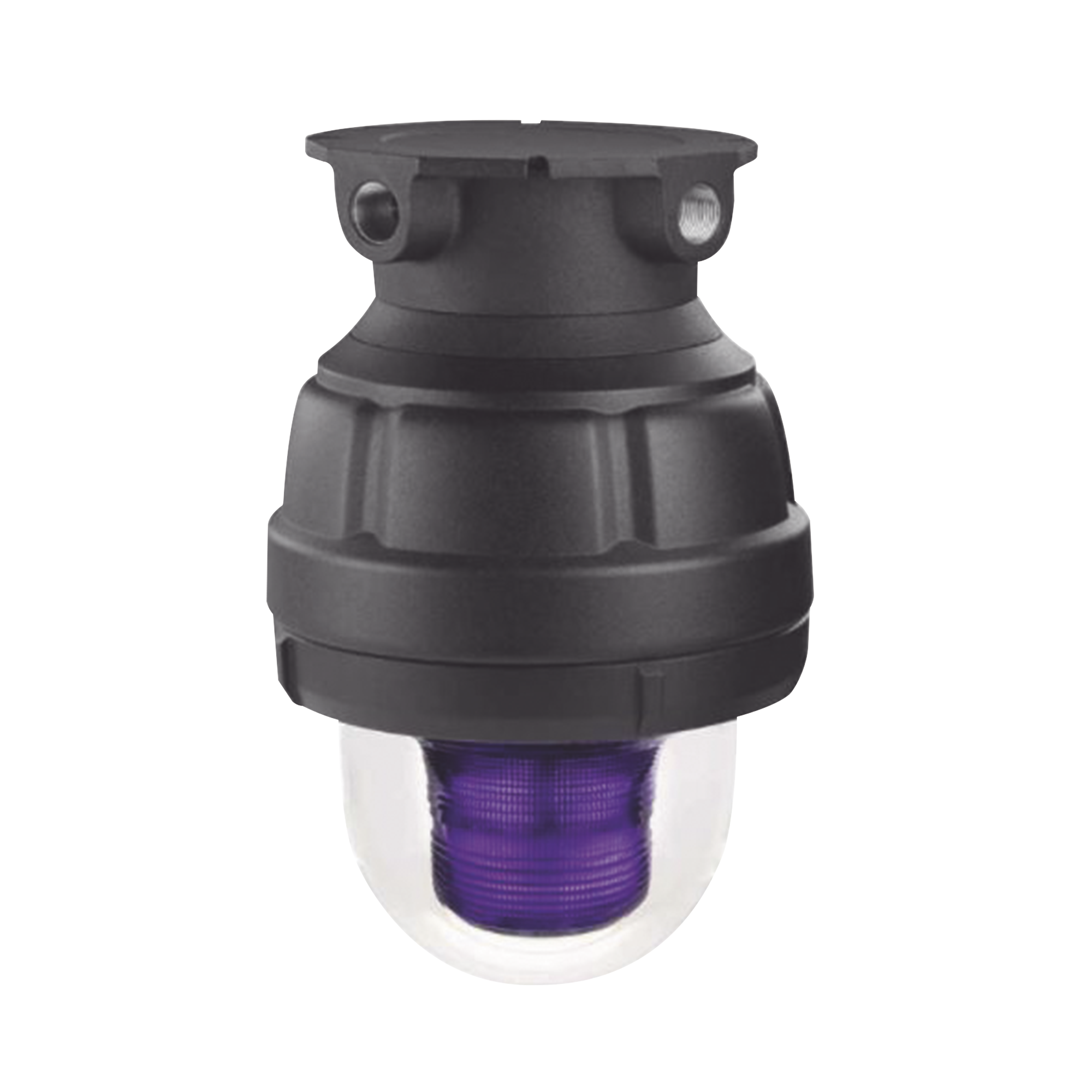 Luz estroboscÃ³pica a prueba de explosiones UL y cUL para Clase I, DivisiÃ³n 1, Grupo C y D; Clase I, DivisiÃ³n 2, Grupos A y B; Clase II, DivisiÃ³n 1, Grupos E, F y G; Clase III , 24 Vcd, color Magenta, montaje no incluido