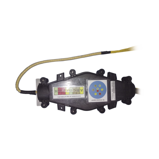 COYOTA DE DERIVACIÃN DE 2 ZONAS CON TERMINACIÃN DE FIN DE LÃNEA