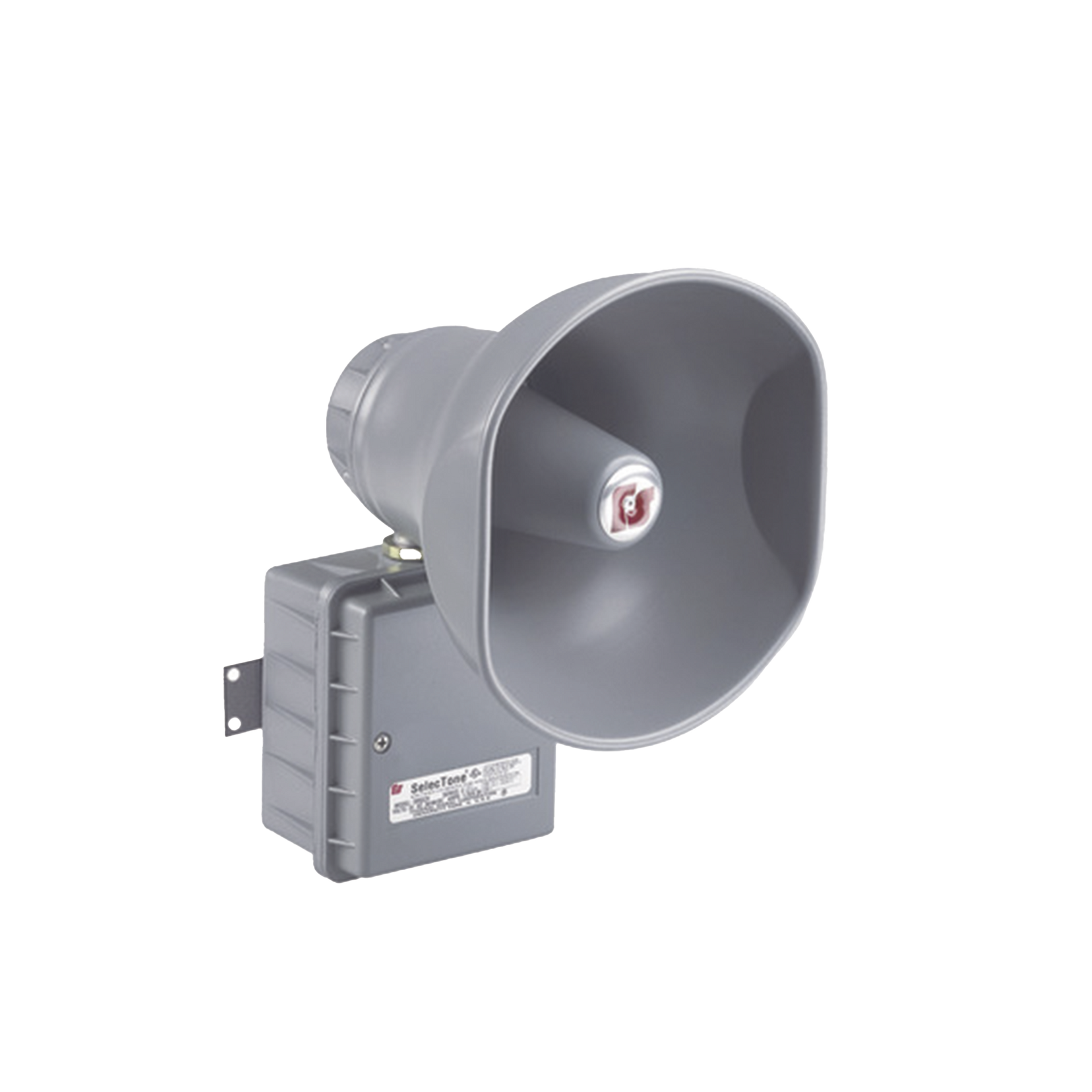 Altavoz amplificado  SelecToneÂ® de 15 W, para ubicaciones peligrosas Aprobado por CSFM y listado UL y cUL , 120 Vca, gris