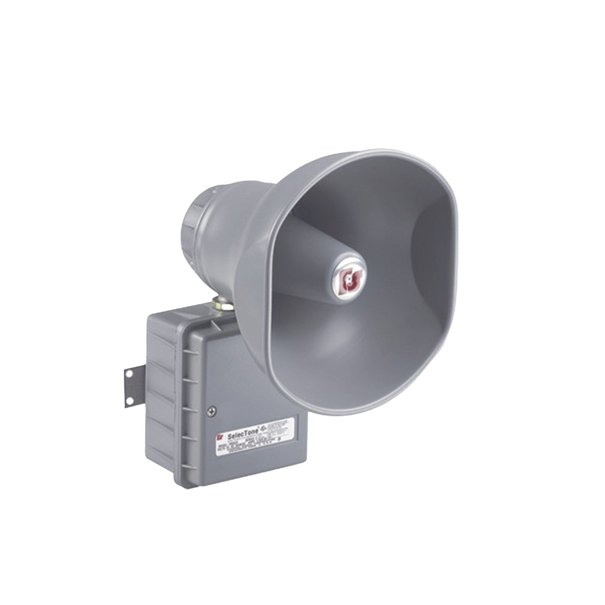 Altavoz amplificado  SelecToneÂ® de 15 W, para ubicaciones peligrosas Aprobado por CSFM y listado UL y cUL , 120 Vca, gris