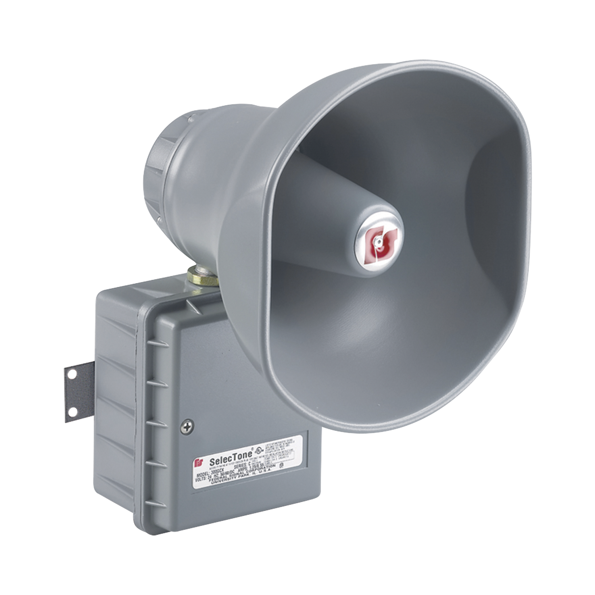 Altavoz amplificado selectone 15W, para ubicaciones peligrosas, 24 Vca / cd , gris