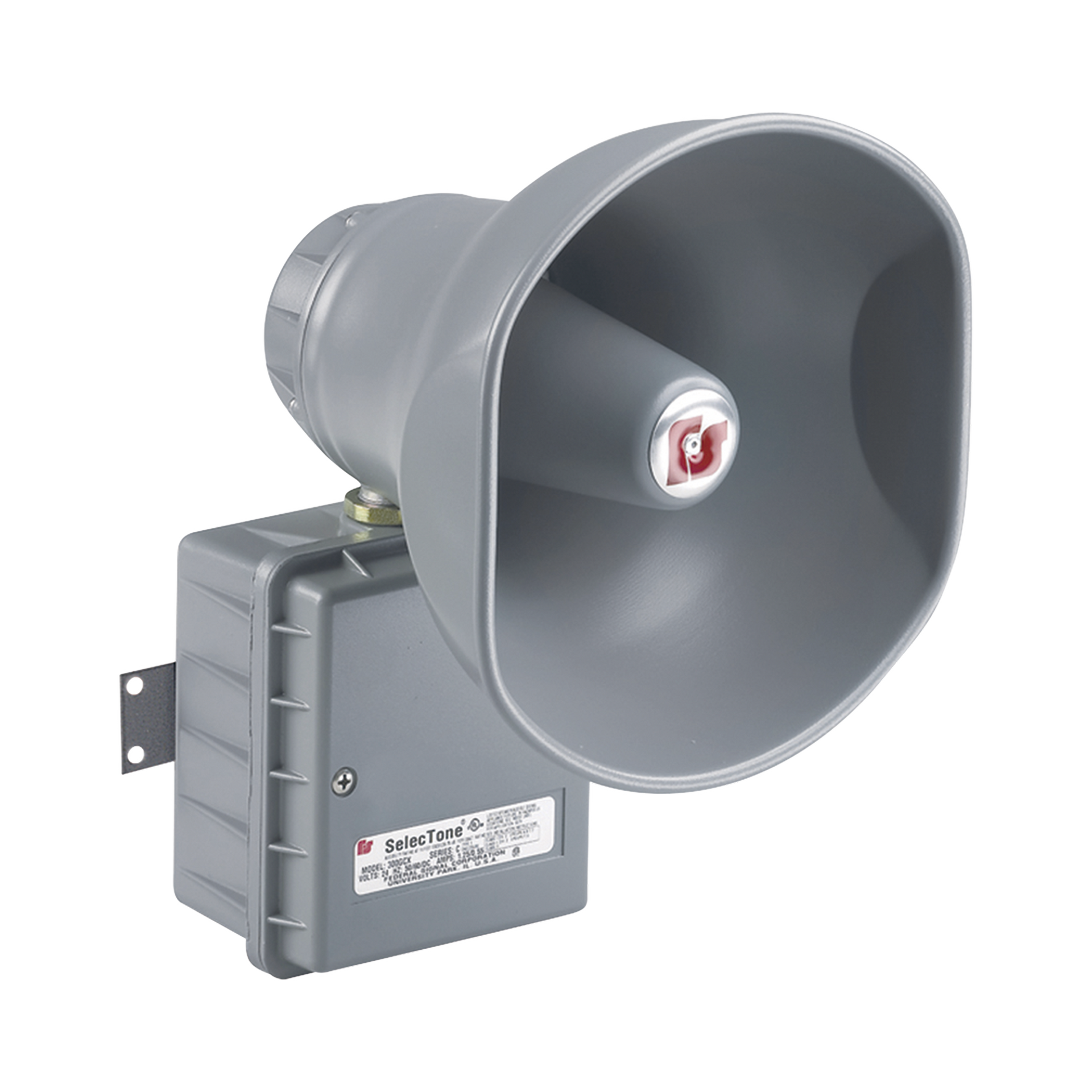 Altavoz amplificado selectone 15W, para ubicaciones peligrosas, 120 Vca, gris
