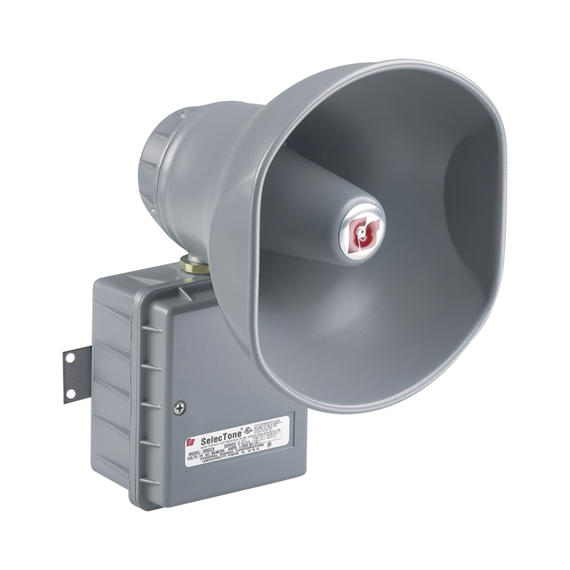 Altavoz amplificado selectone 15W, para ubicaciones peligrosas, 120 Vca, gris