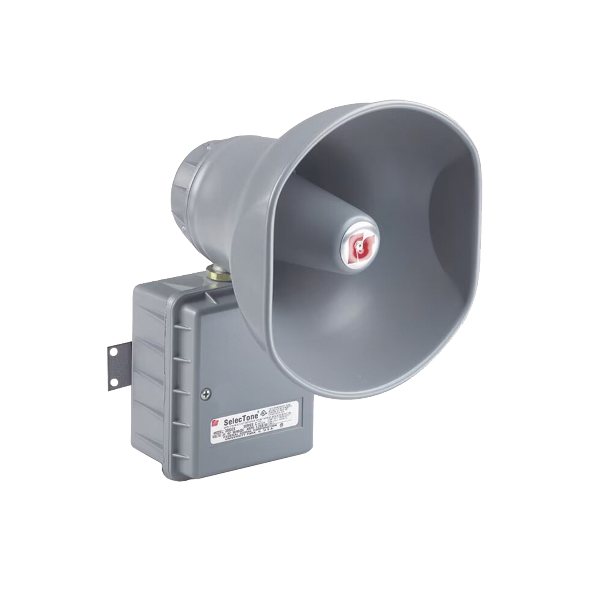 302GCX SelecToneÂ® 30W Altavoz amplificado para zonas peligrosas, Listado por UL y cUL para Clase I, DivisiÃ³n 2, Grupos A, B, C y D; Clase II, DivisiÃ³n 2, Grupos F y G; Clase III, DivisiÃ³n 2, Grupos F y G; Clase III, 240 VCA color