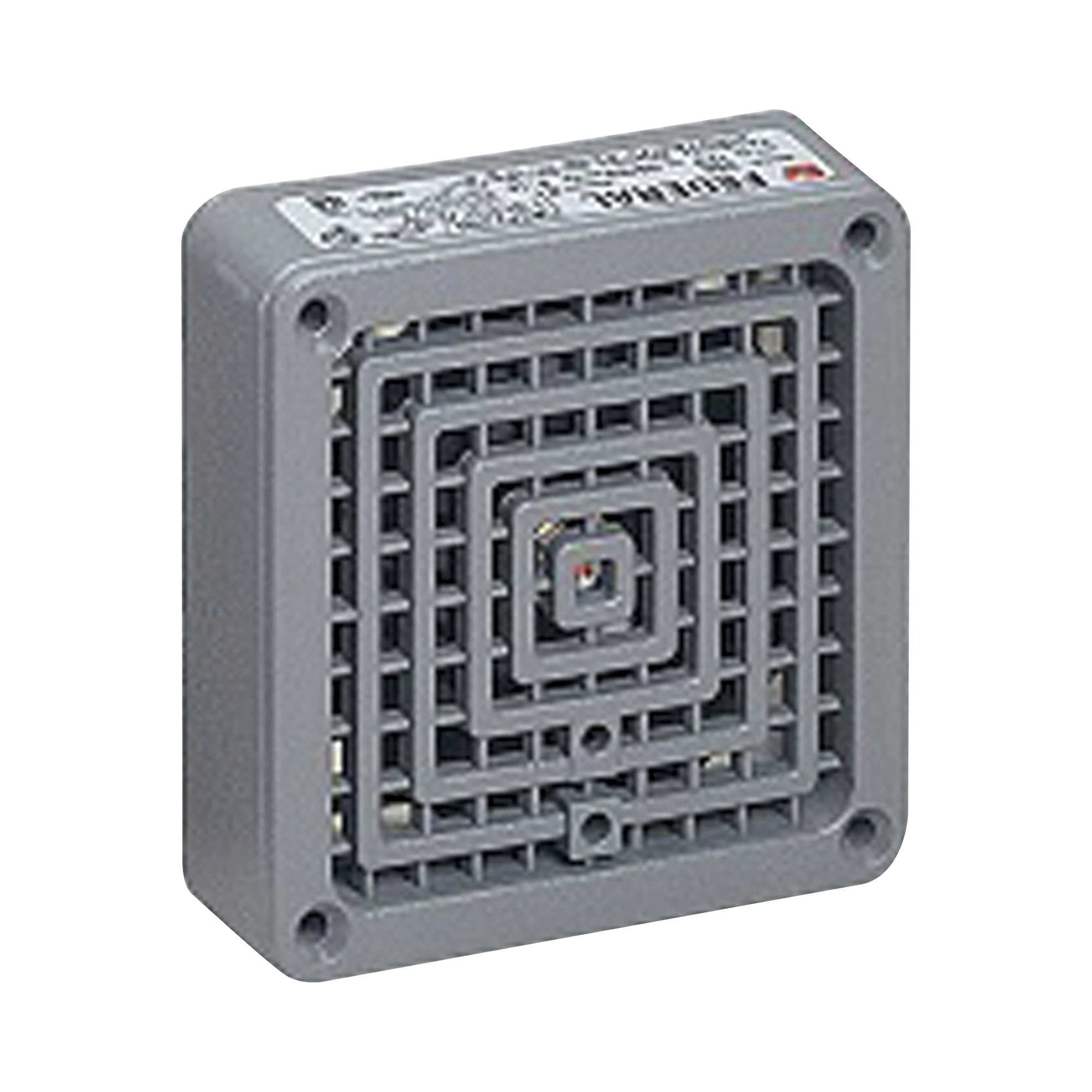 Bocina VibratoneÂ® 350 con placa de ajuste, listado UL y cUL, 120 Vca, color gris