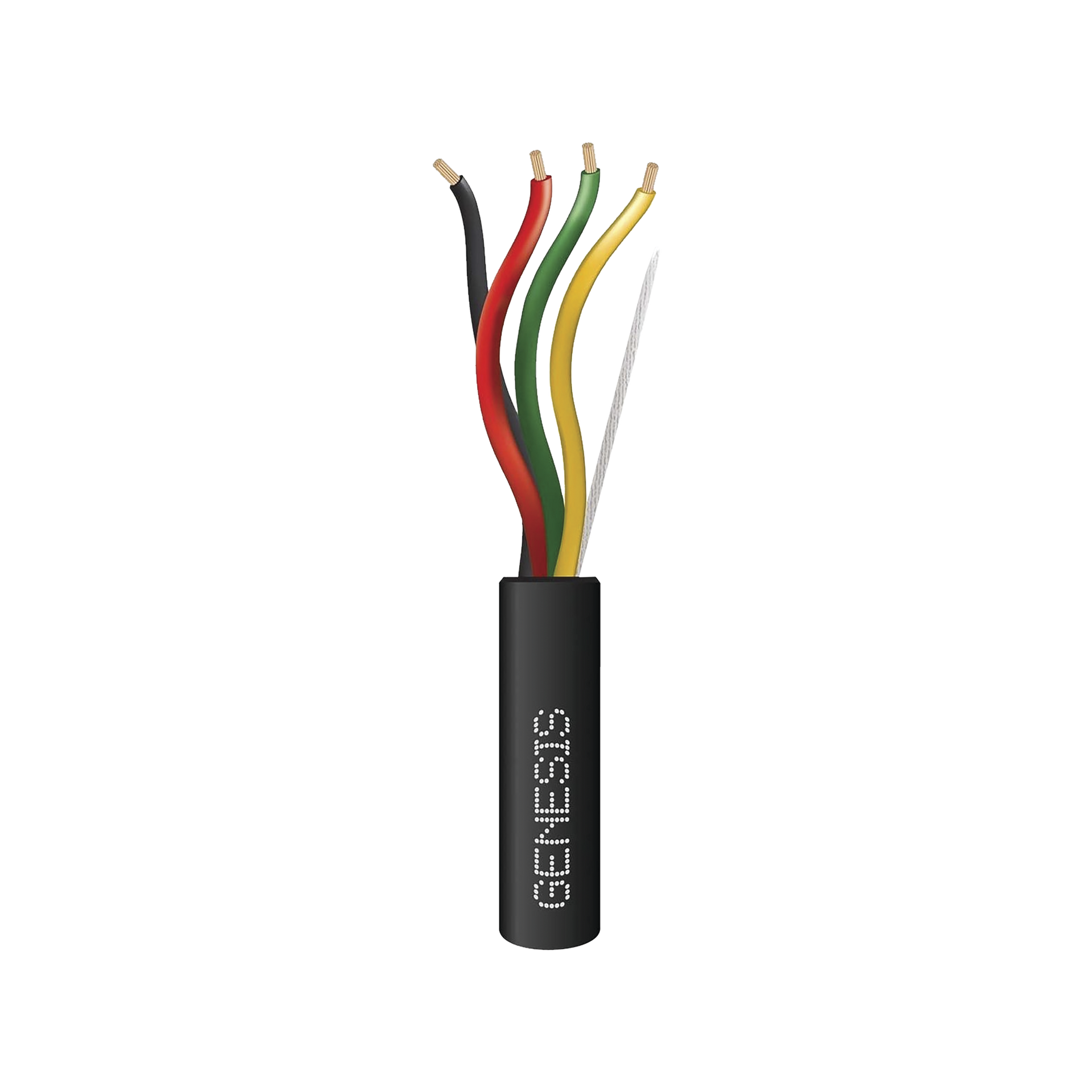 Carrete de Cable de 305m / 4 x 14 AWG / Cable DIRECT BURIAL / Color Negro / Para uso en Intemperie / Uso en Aplicaciones en Sistemas de DetecciÃ³n de Incendio y Sistemas de EvacuaciÃ³n