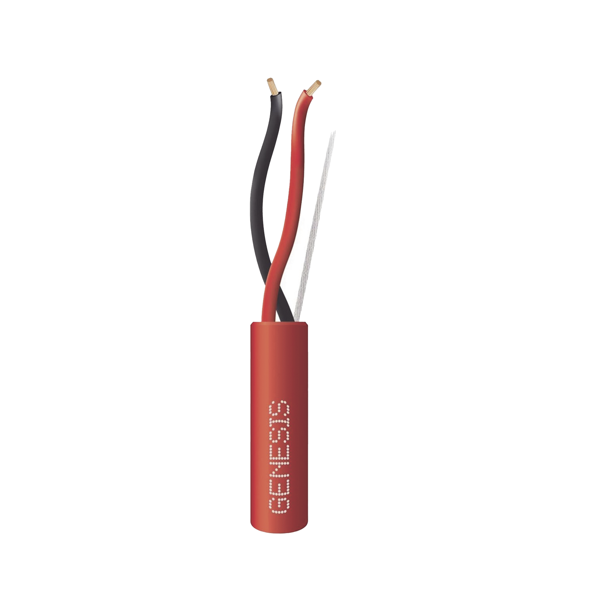 Carrete de Cable de 305 Metros / 2 x 14 AWG / Plenum / Tipo FPLP-CL3P / Color Rojo / Para Aplicaciones en Paneles de DetecciÃ³n de Incendio y Sistemas de EvacuaciÃ³n