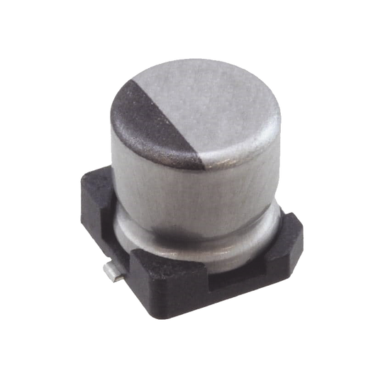 Capacitor ElectrolÃ­tico de Aluminio de 1uF, 50V, 20% tipo SMD.