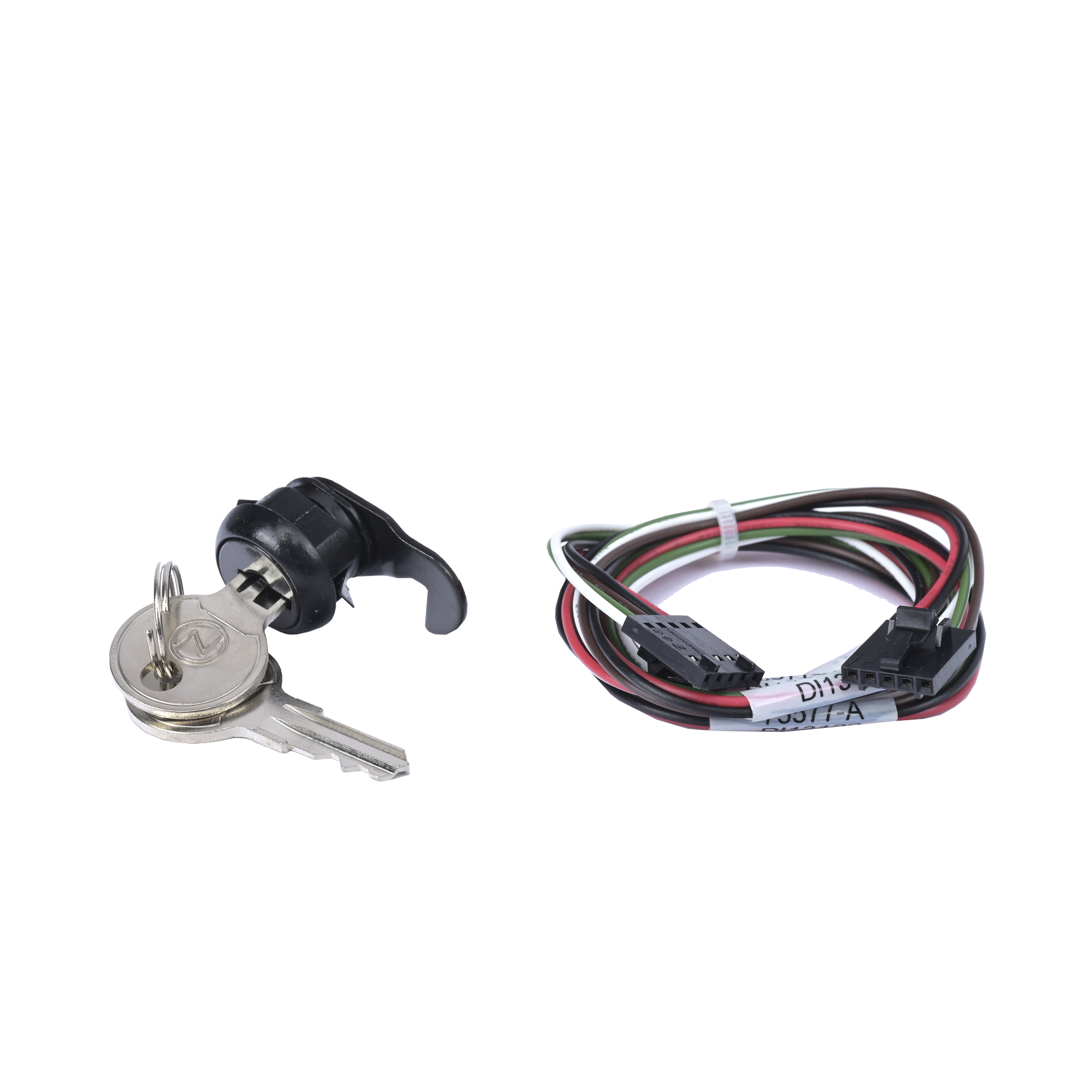 Kit de Cable y Chapa para Puerta de Enlace HON-CGW-MBB, Incluye Cable NUP de 30 Pulgadas, Chapa y Juego de Llaves