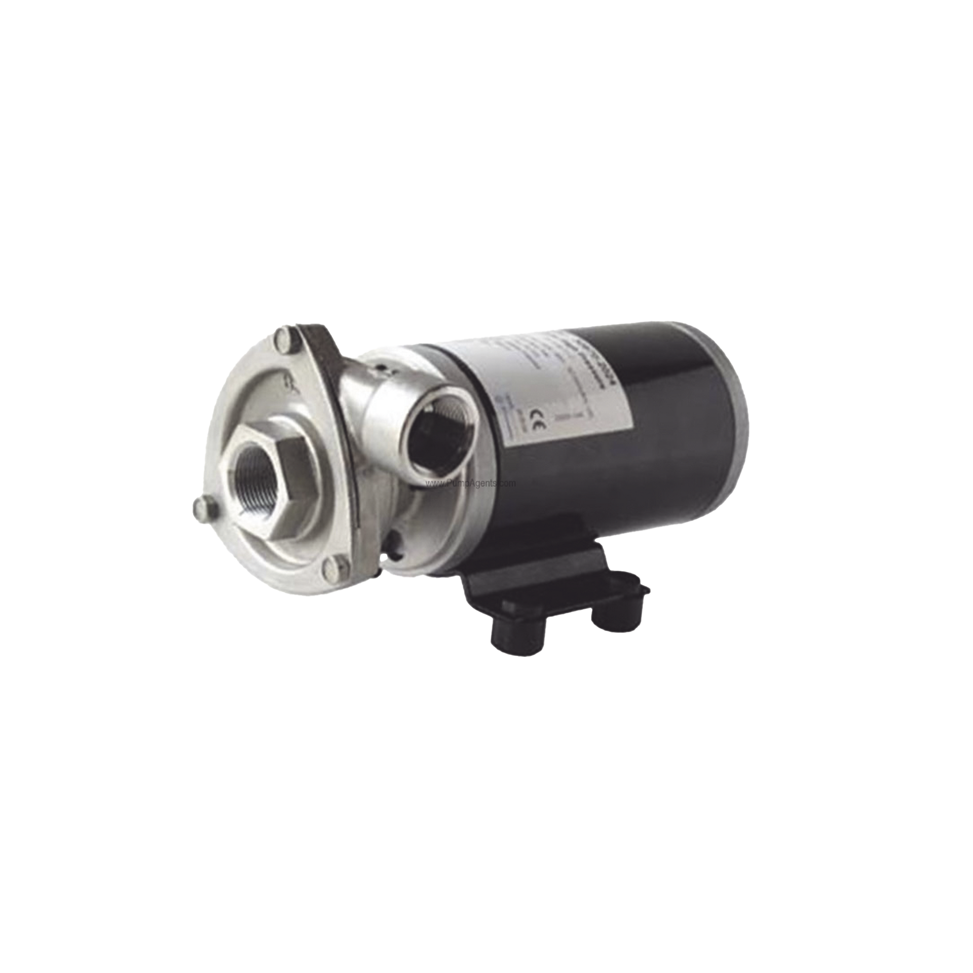 Bomba centrifuga Cyclone de alta presiÃ³n a 12 Vcd, caudales de 21 GPM, presiÃ³n mÃ¡xima de 17 psi, en acero inoxidable