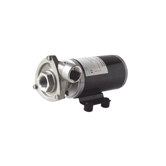 Bomba centrifuga Cyclone de alta presiÃ³n a 12 Vcd, caudales de 21 GPM, presiÃ³n mÃ¡xima de 17 psi, en acero inoxidable