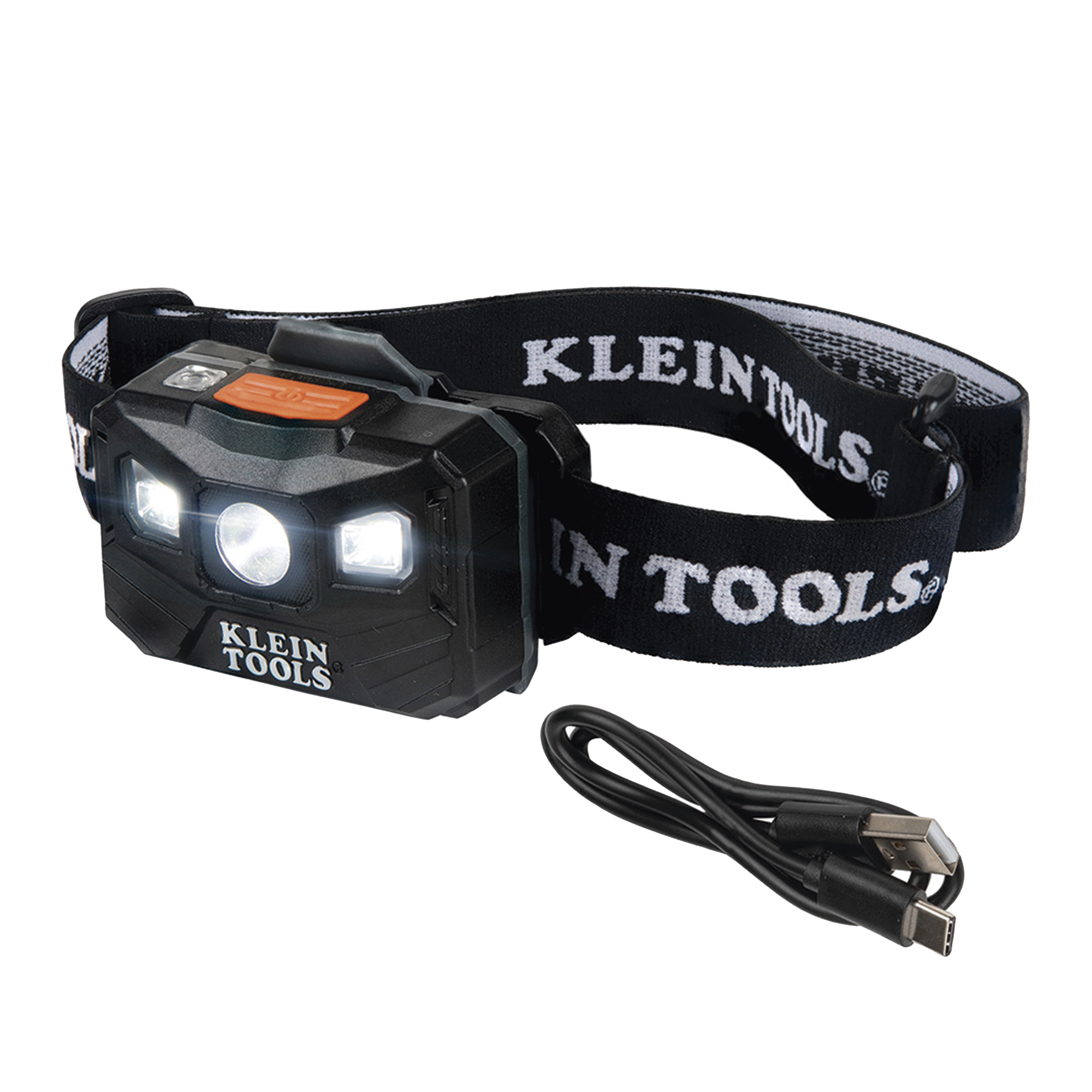 LÃ¡mpara Luz LED Frontal Recargable de 400 LÃºmenes, Apagado AutomÃ¡tico, con Correa de Tela, Adaptable y Ajustable a Gorros, Cascos, Cachuchas  o directo a Frente Humana (Tipo Minero)