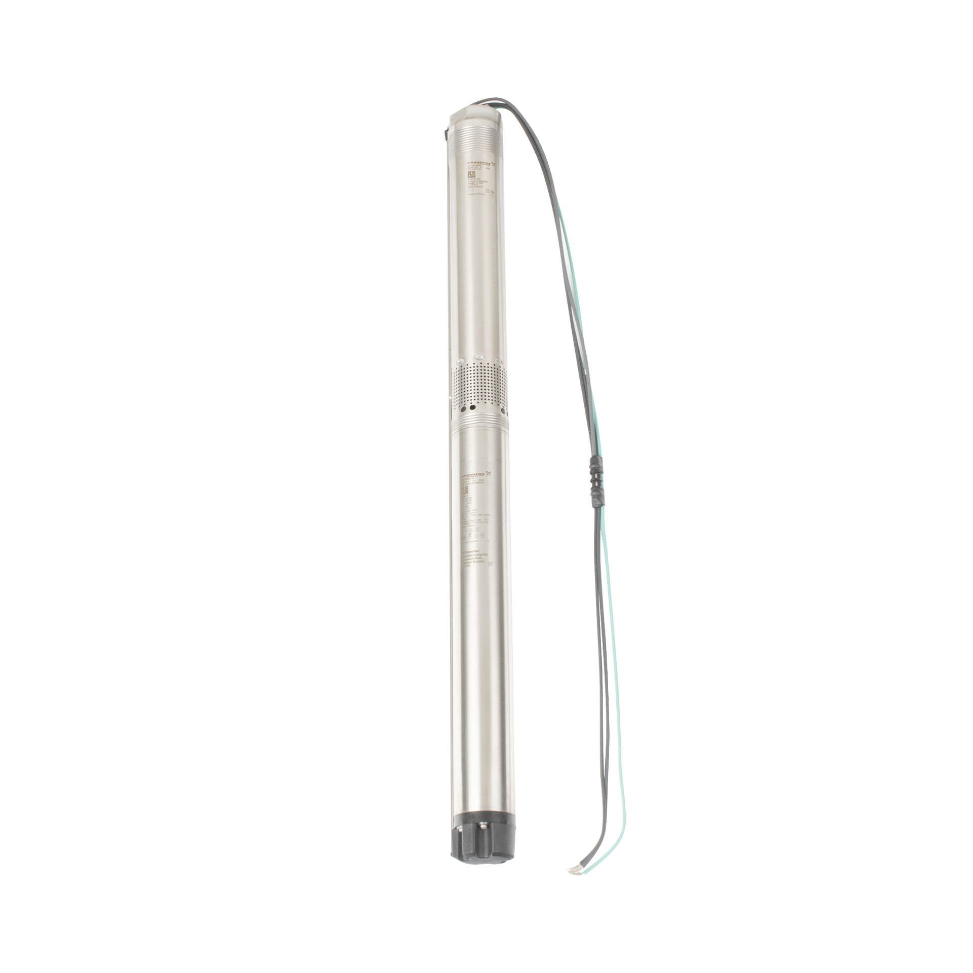 Bomba Sumergible Solar de 0.35 KW , Admite entrada AC 90-240v , TensiÃ³n nominal CC 30-300v