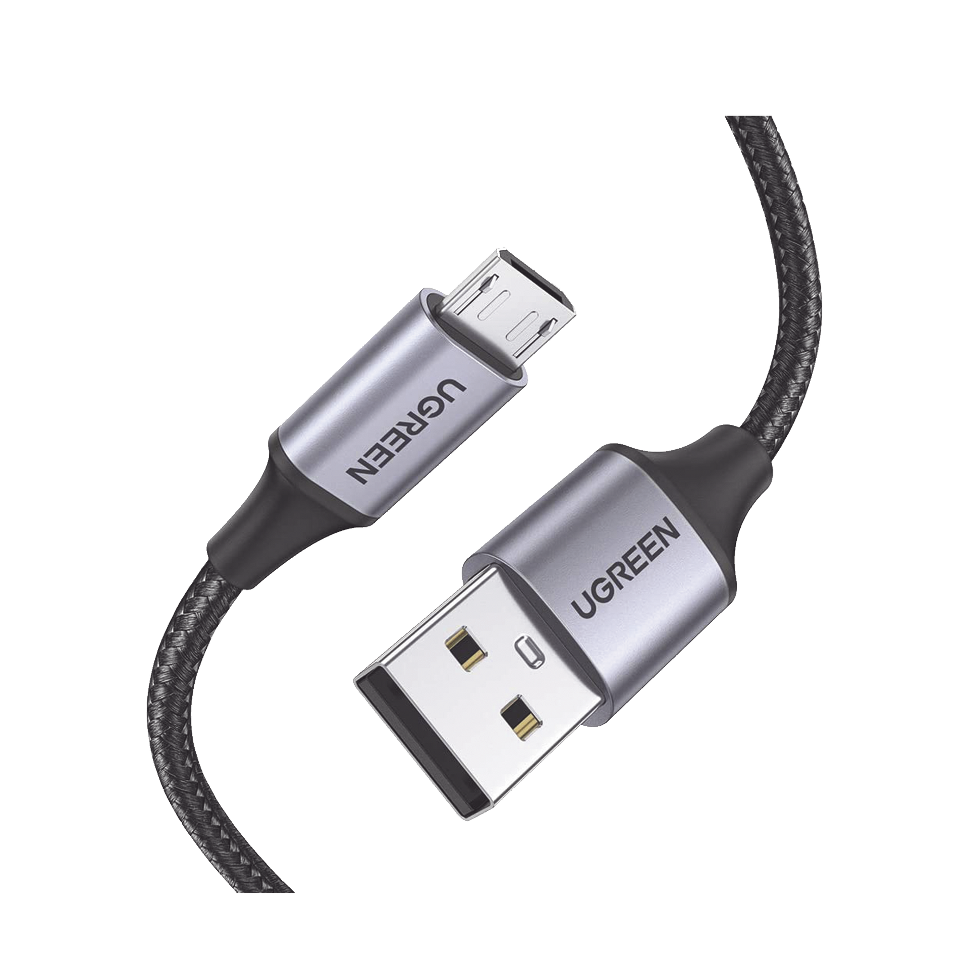 Cable USB-A a Micro USB | 1 Metro | Carga RÃ¡pida | QC 3.0/2.0 | FPC | AFC | Transferencia de datos de 480 Mbps | Recarga hasta 18W | ProtecciÃ³n Integrada | Caja de Aluminio | Nylon Trenzado | Color Negro.